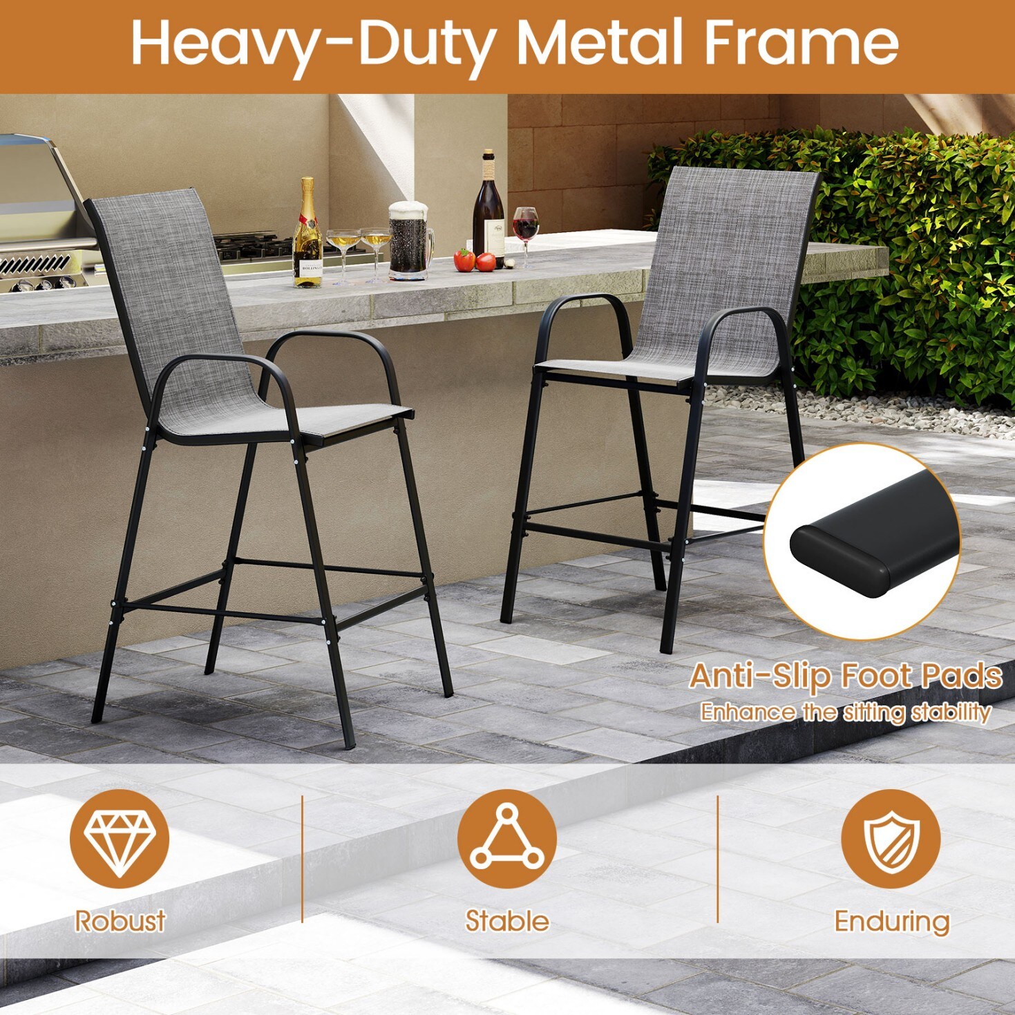 Poinic CWJ12384GR-2 Patio-Chairs - View #2