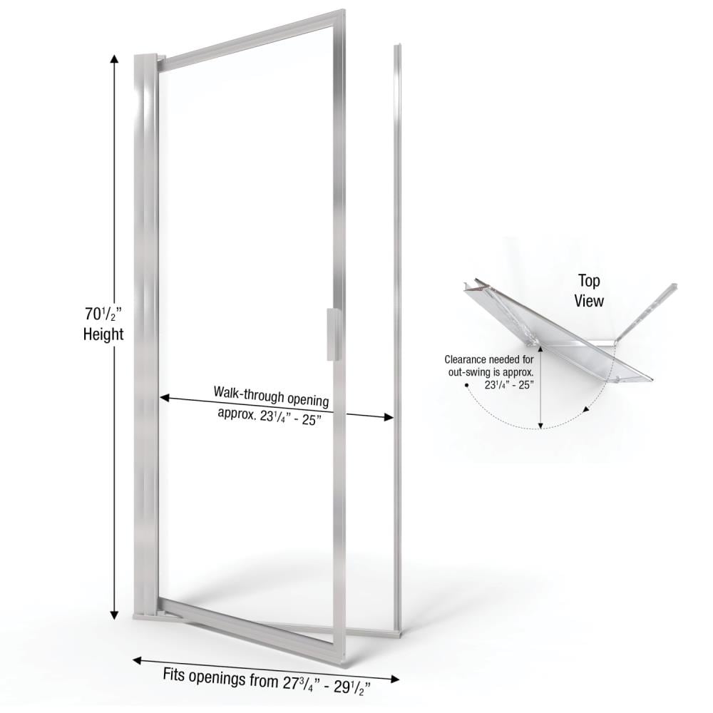 Basco SOPN00A2970CLBN Shower-Doors - View #2
