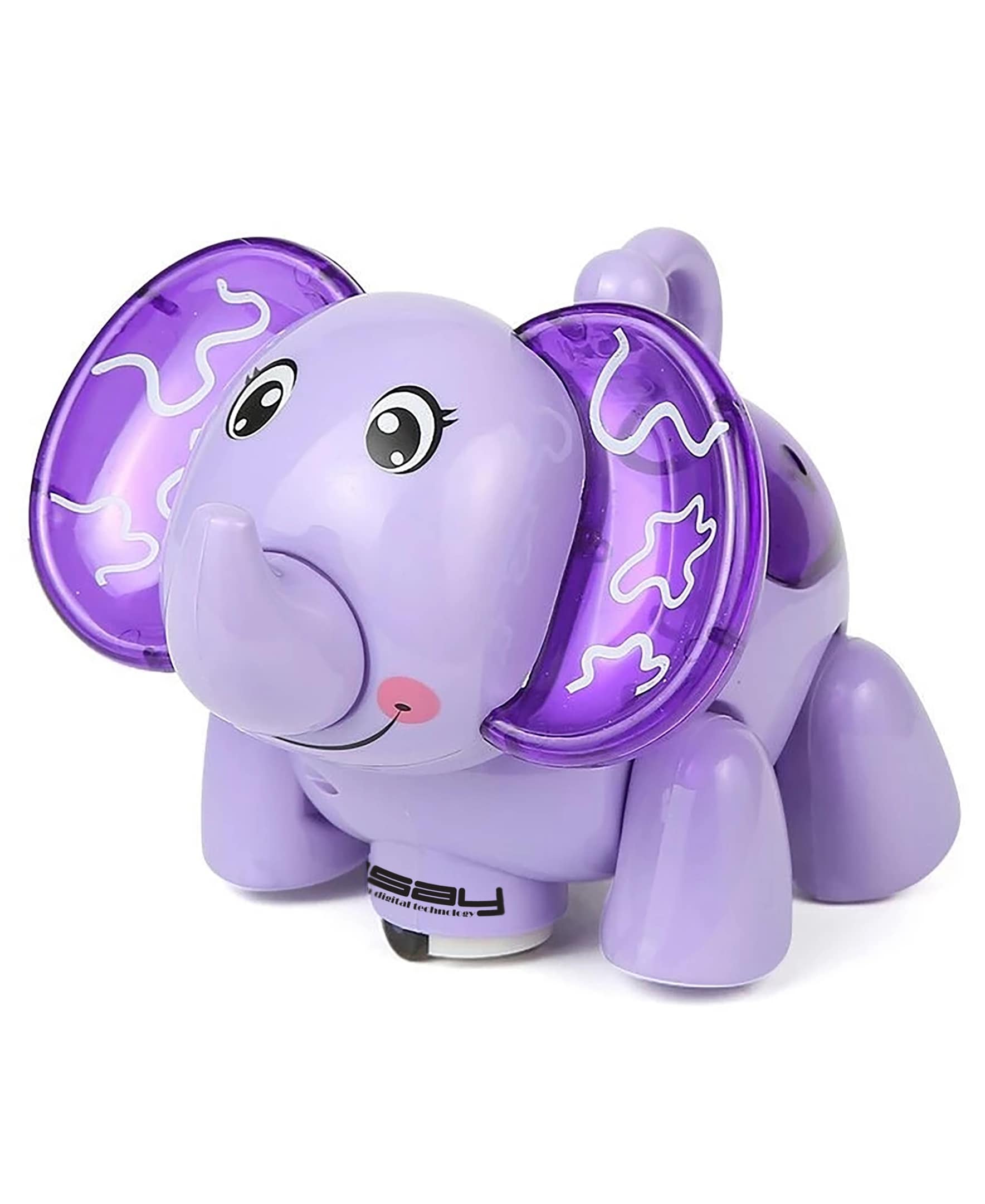 LINSAY Baby Kids Smart Toy LED Light - Purple Elephant A1LP - The Home Depot