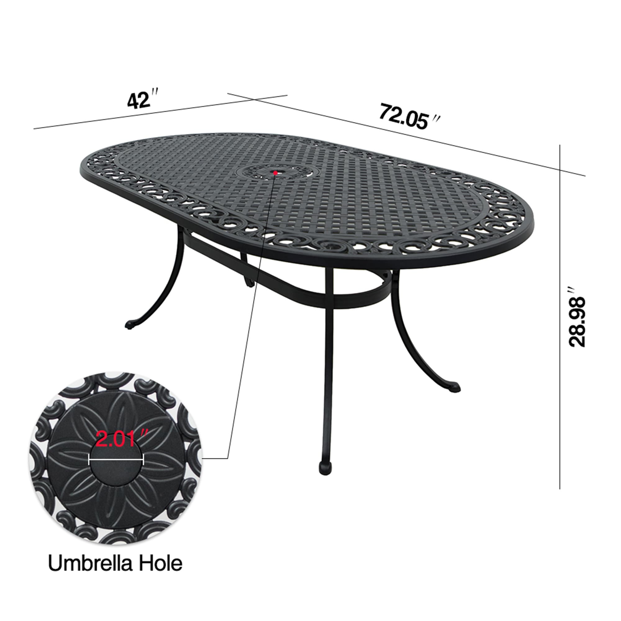 Clihome CL-SH57086 Patio-Tables - View #5