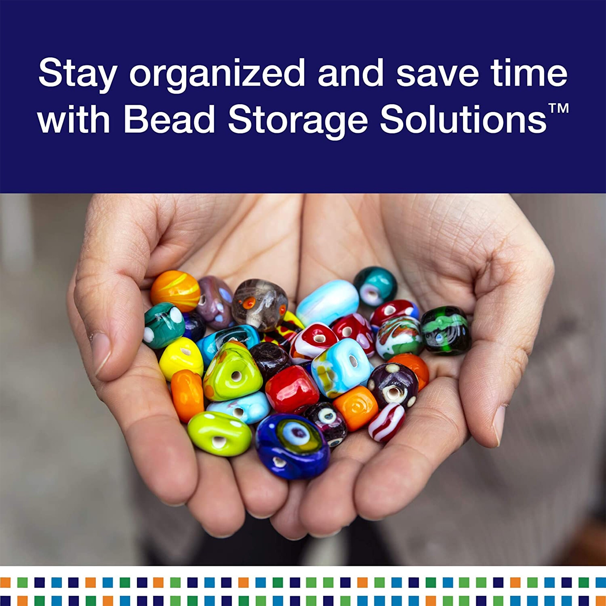 Bead Storage Solutions 30-Compartment Plastic Small Parts