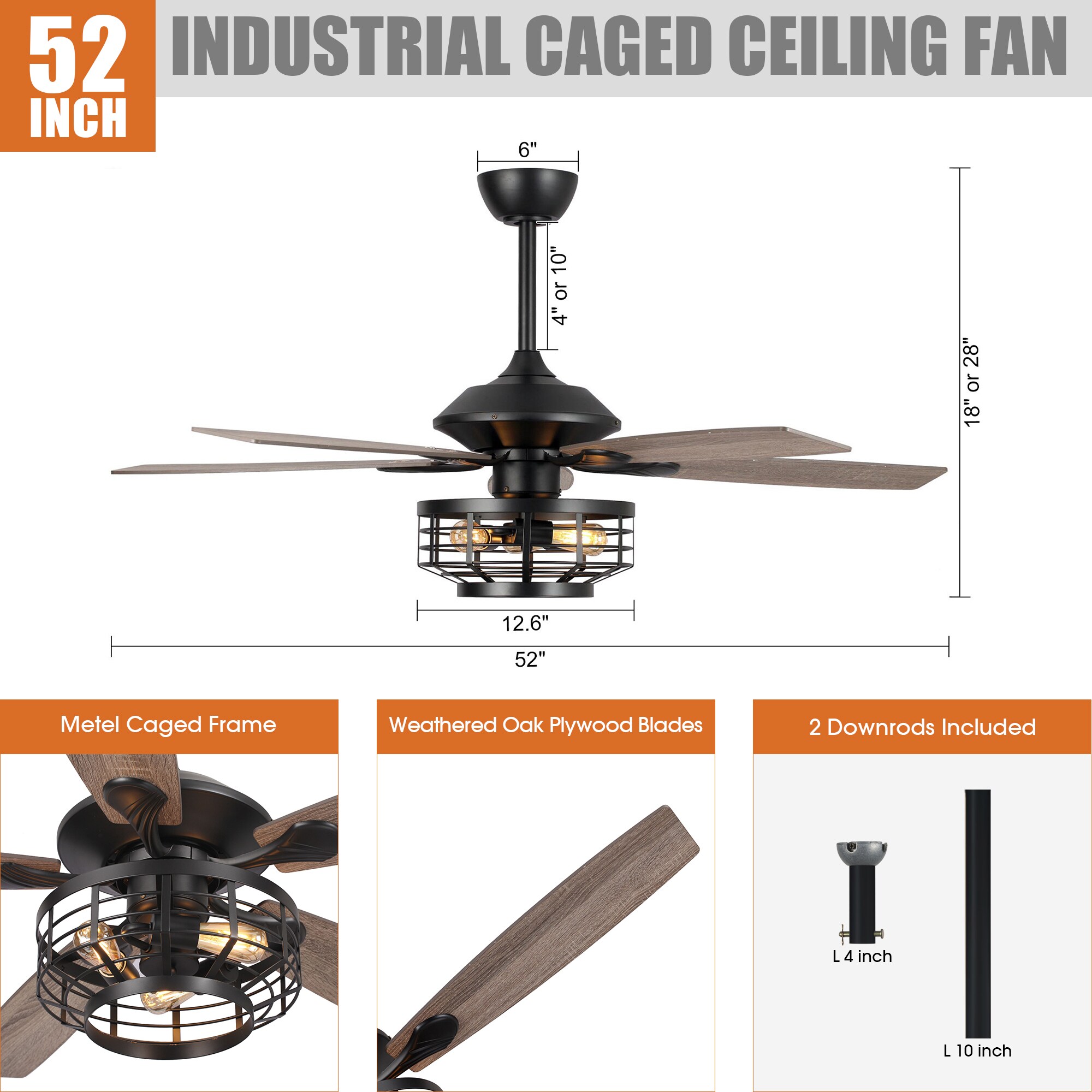 Parrot Uncle F6315110V Ceiling-Fans - View #8