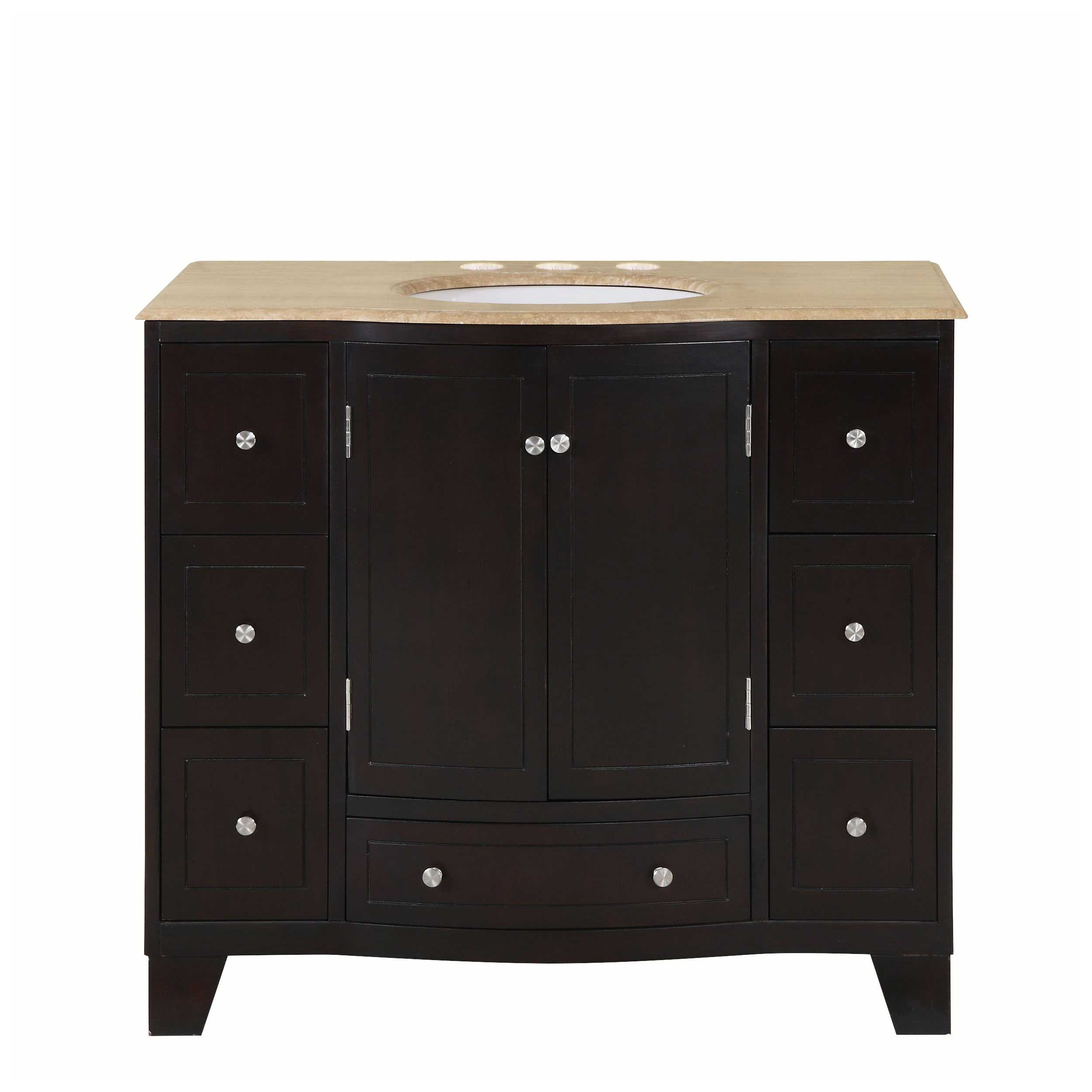 Silkroad Exclusive HYP-0703-T-UWC-40 Bath-Vanity-Combo - View #9