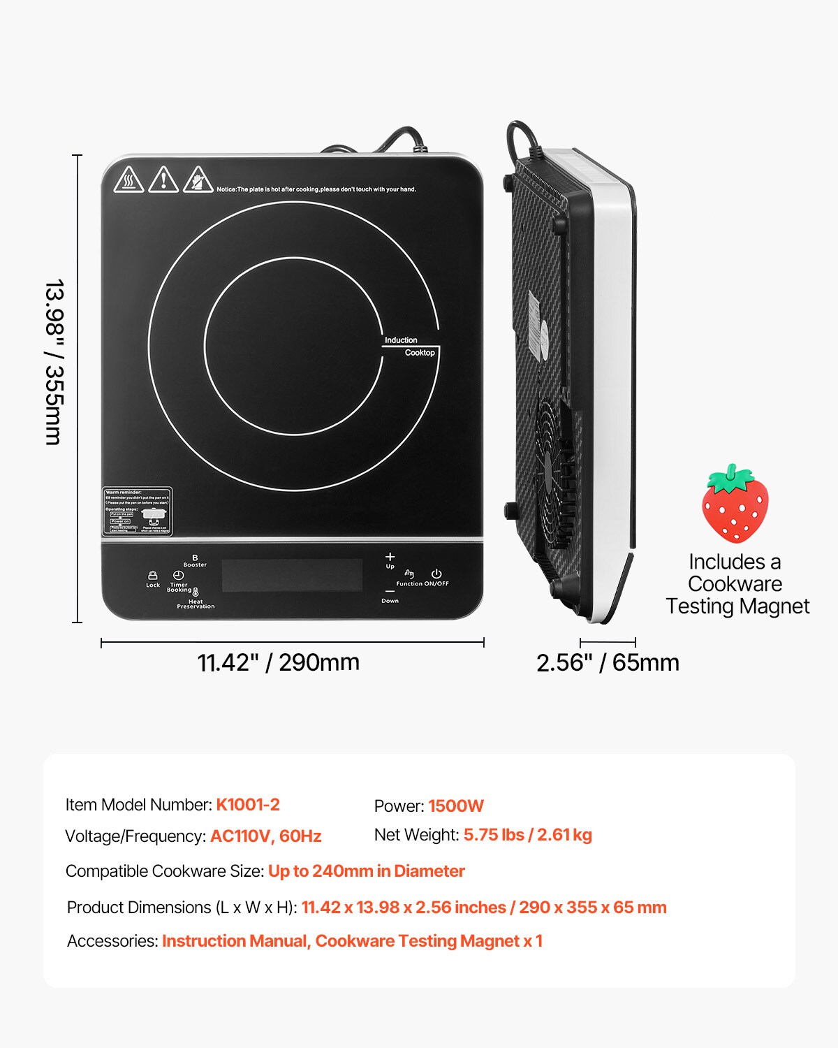 VEVOR SCBXKTMSDCL106338V1 Induction-Cooktops - View #7