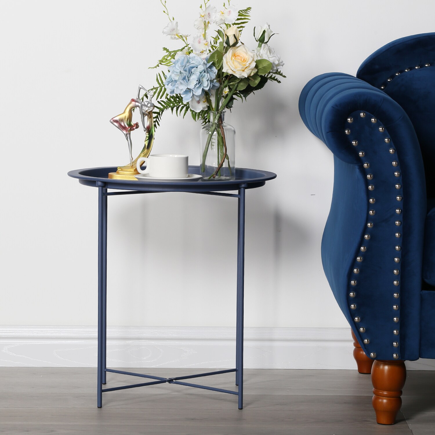 Vecelo LOE-XJM-MD01-BLU End-Tables - View #8