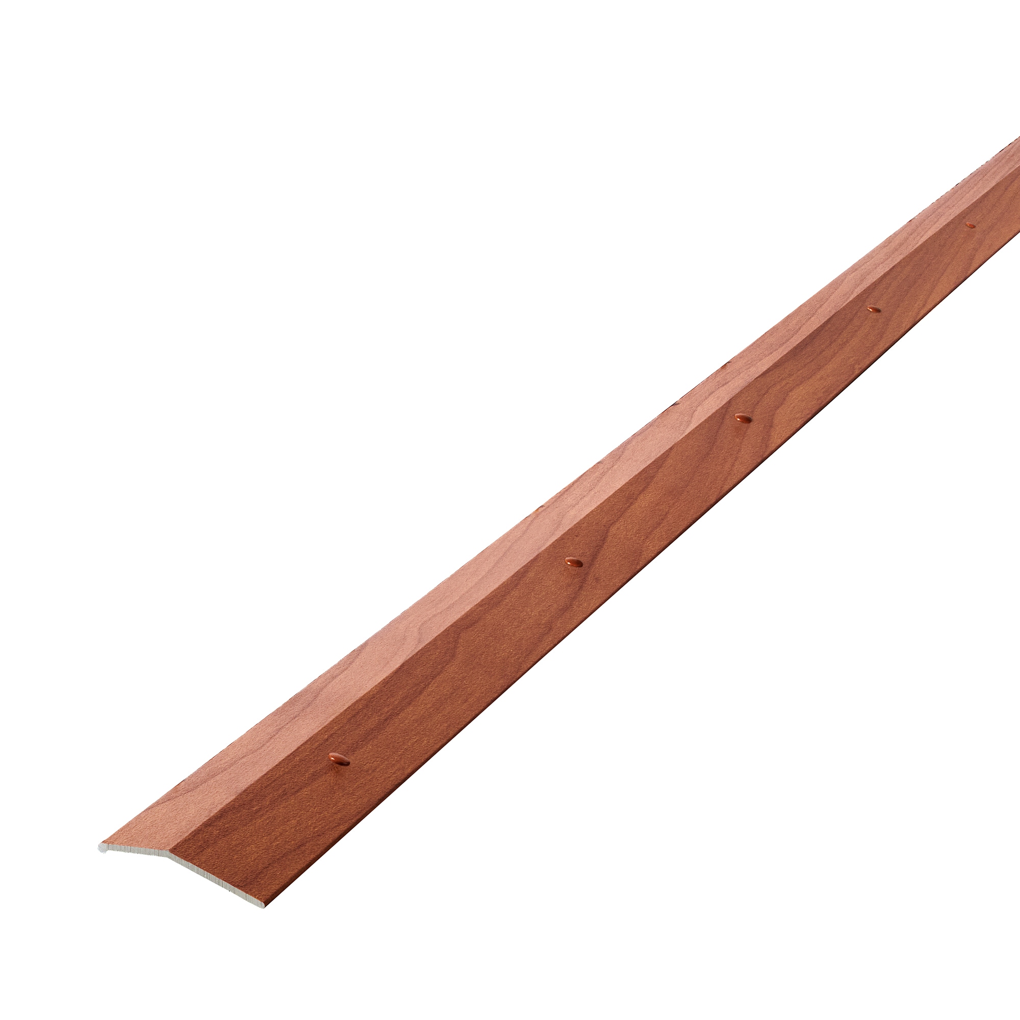 M-D 40124 Metal Decor Cherry Prefinished 0.3-in T x 1.375-in W x 36-in L Aluminum Carpet trim