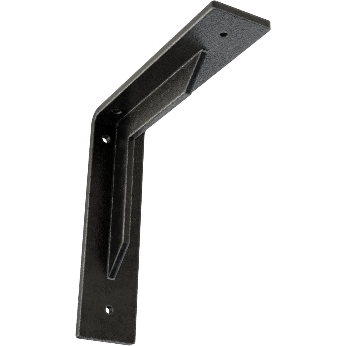 Ekena Millwork BKTM02X08X08STAPW Stockport 8-in x 2-in x 8-in Gray Steel Mounting bracket