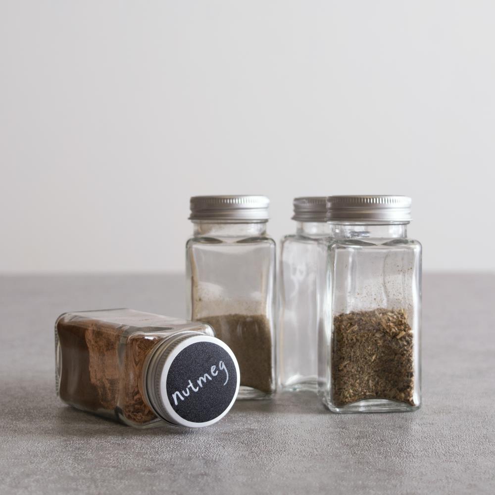 Bpafree Spice Canister Set With Salt Pepper Shakers Labels Kitchen Storage  Jar, Free Shipping