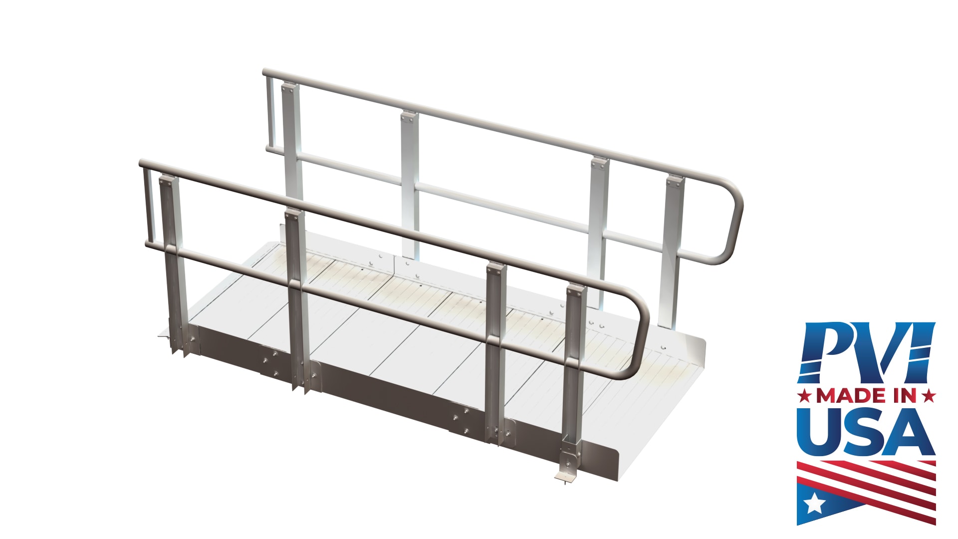 Prairie View Industries XPS736 ONTRAC 7-ft x 36-in Aluminum Solid Entryway Wheelchair Ramp ADA Compliant