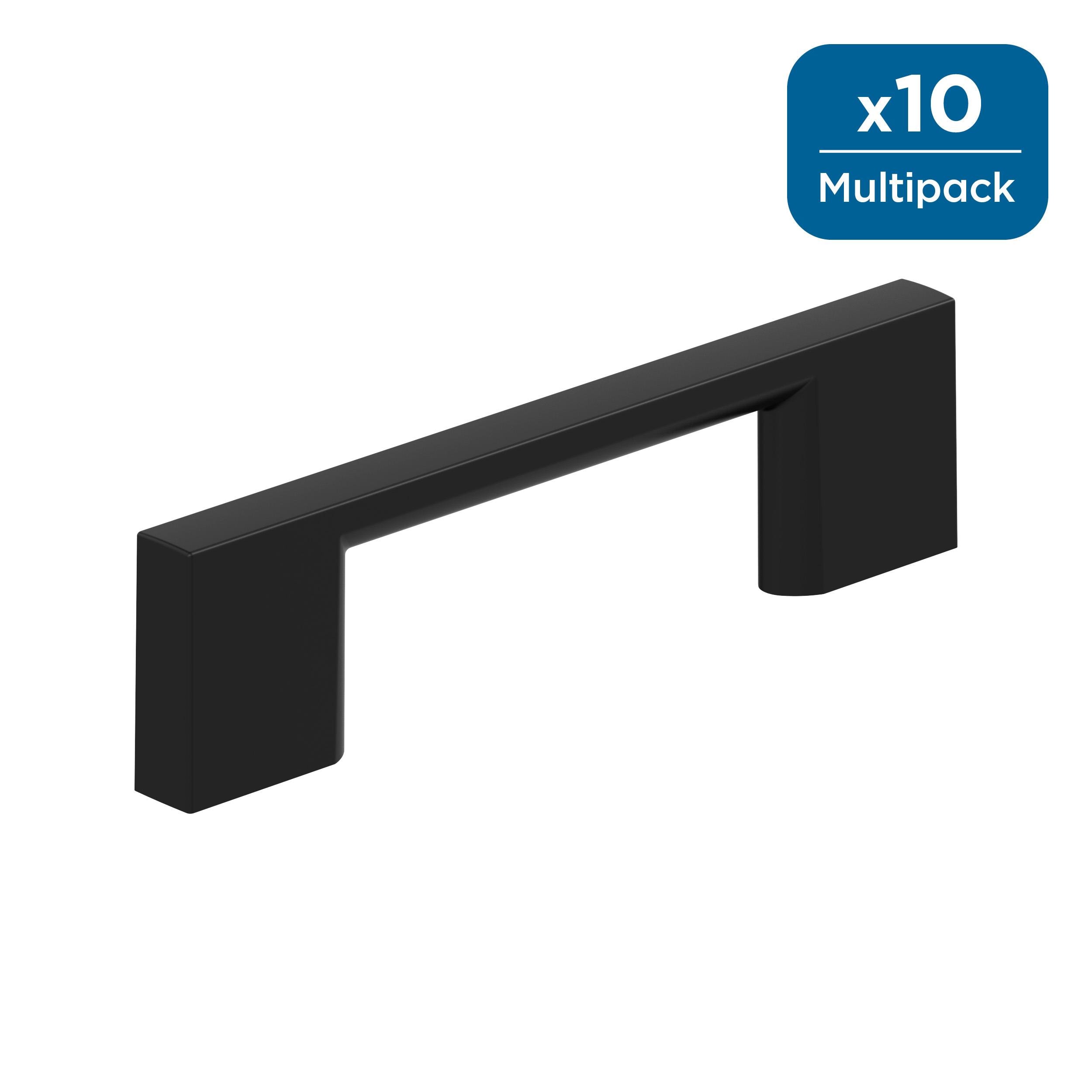 Amerock 10BX37130MB Cityscape 3-in , 76mm Center to Center Matte Black Cylindrical Bar 10 -Pack