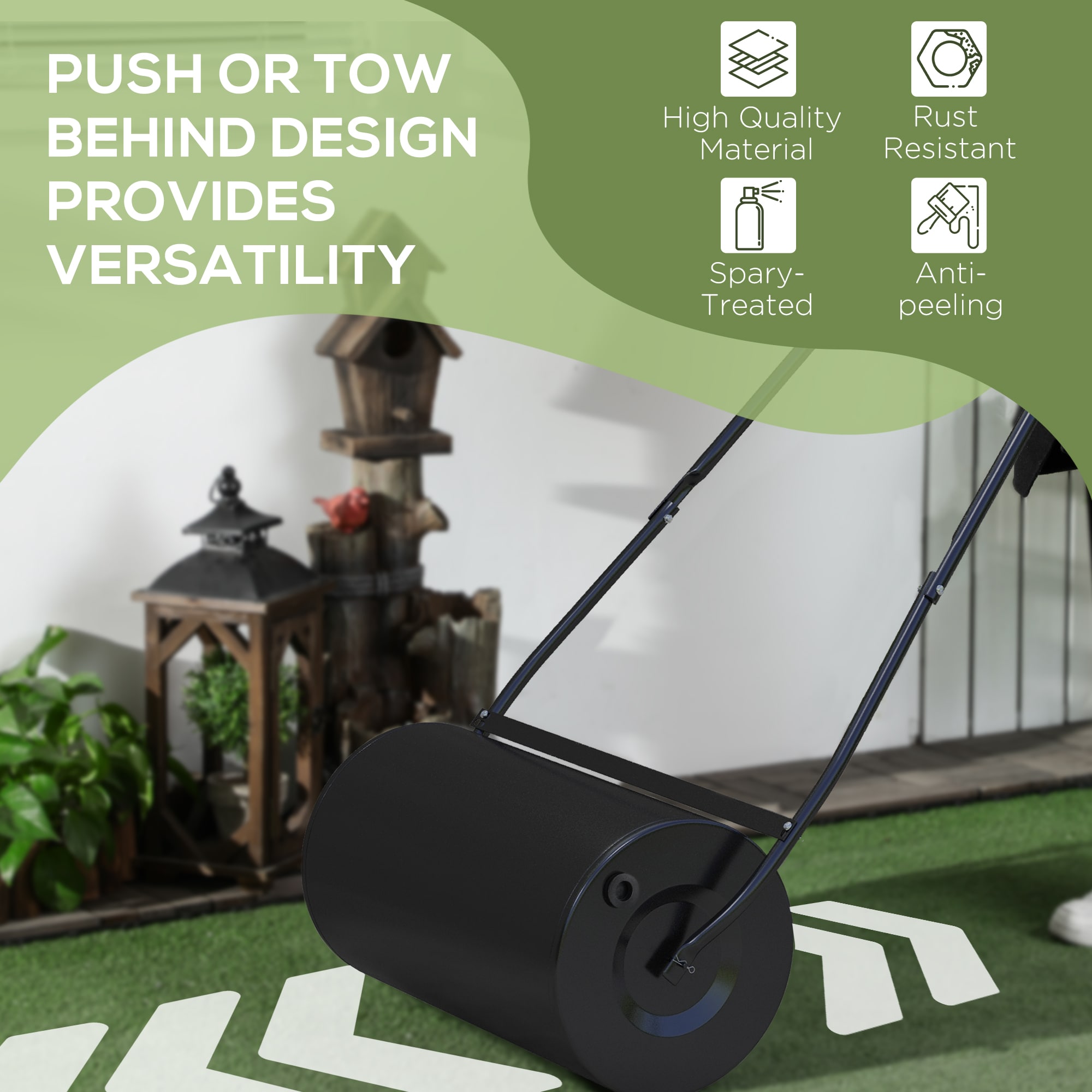 Outsunny 845-252 Tow-Behind-Lawn-Rollers - View #6