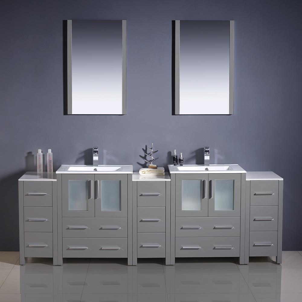 Fresca FVN62-72GR-UNS Bath-Vanity-Combo - View #3