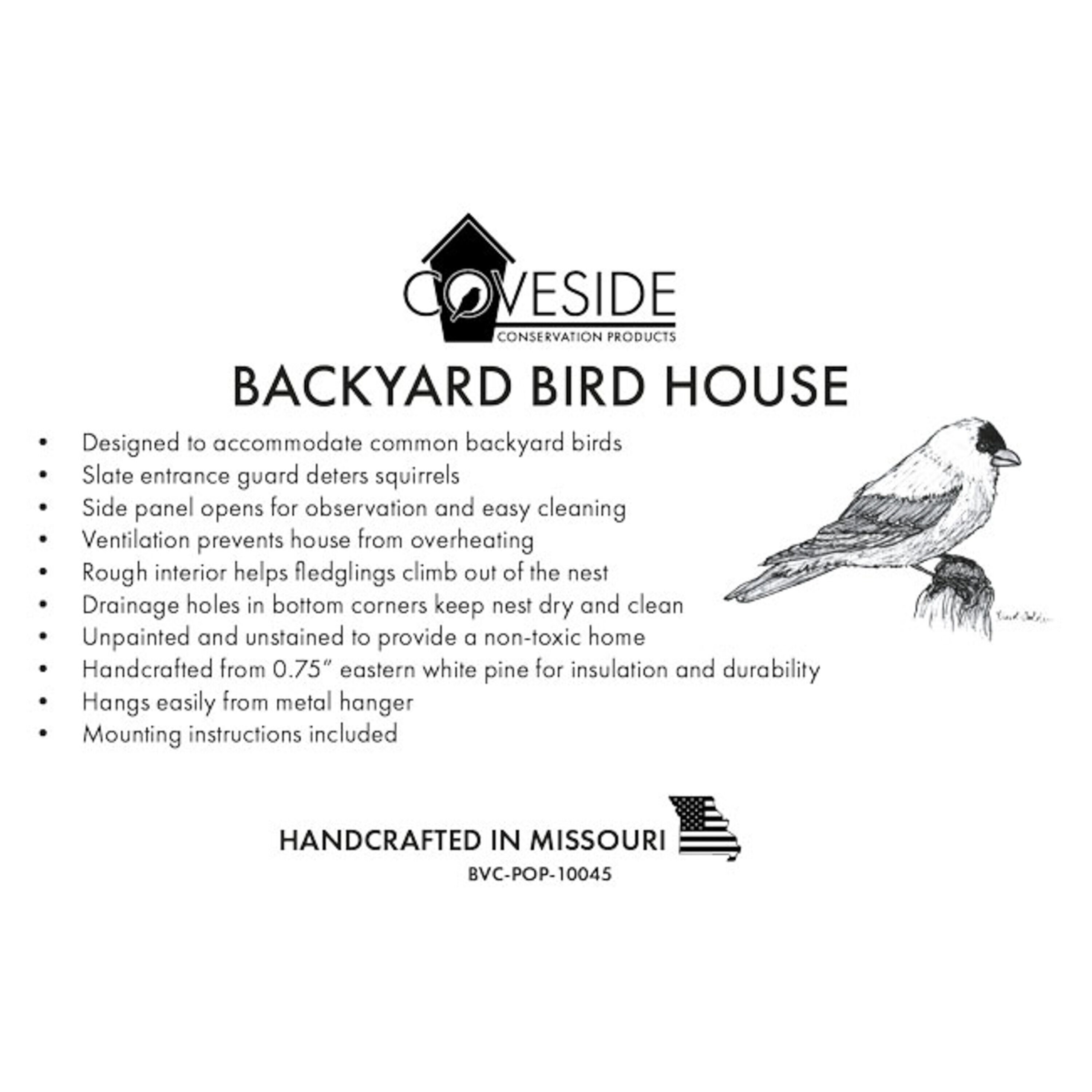Coveside Conservation COV-10045 Bird-Houses - View #6