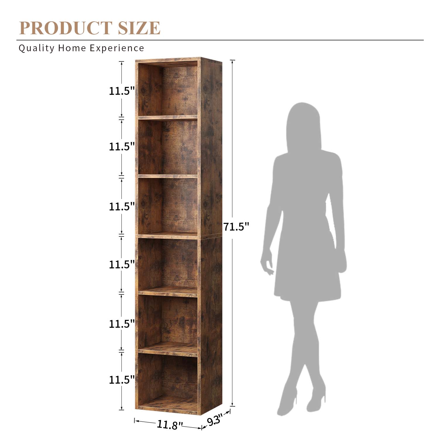 AOXUN LB09027BR bookcases - View #5