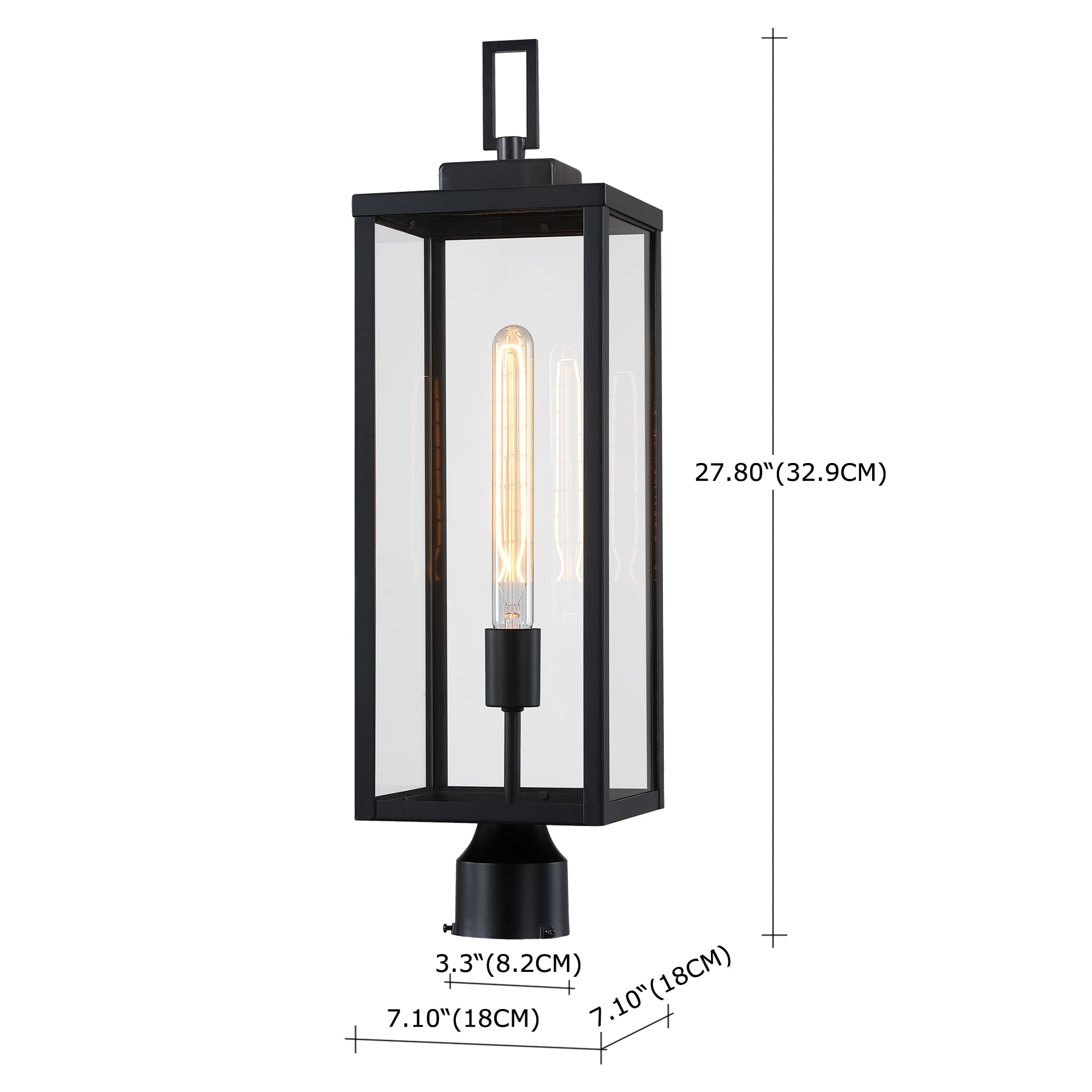 Hukoro FAL-US-OD-155-BK Post-Lights - View #2
