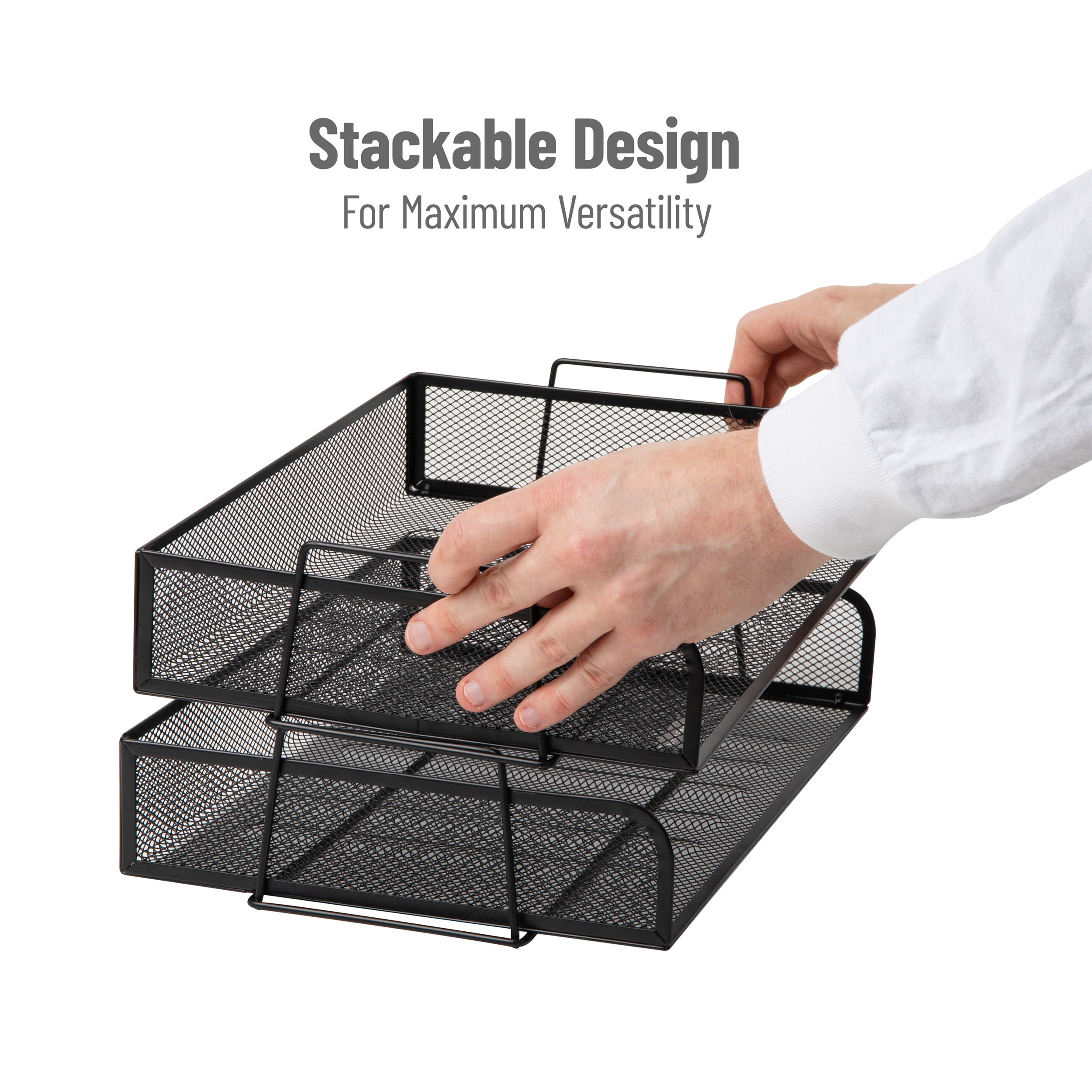 Mind Reader DSTACK2-BLK Desktop-Organizers - View #4