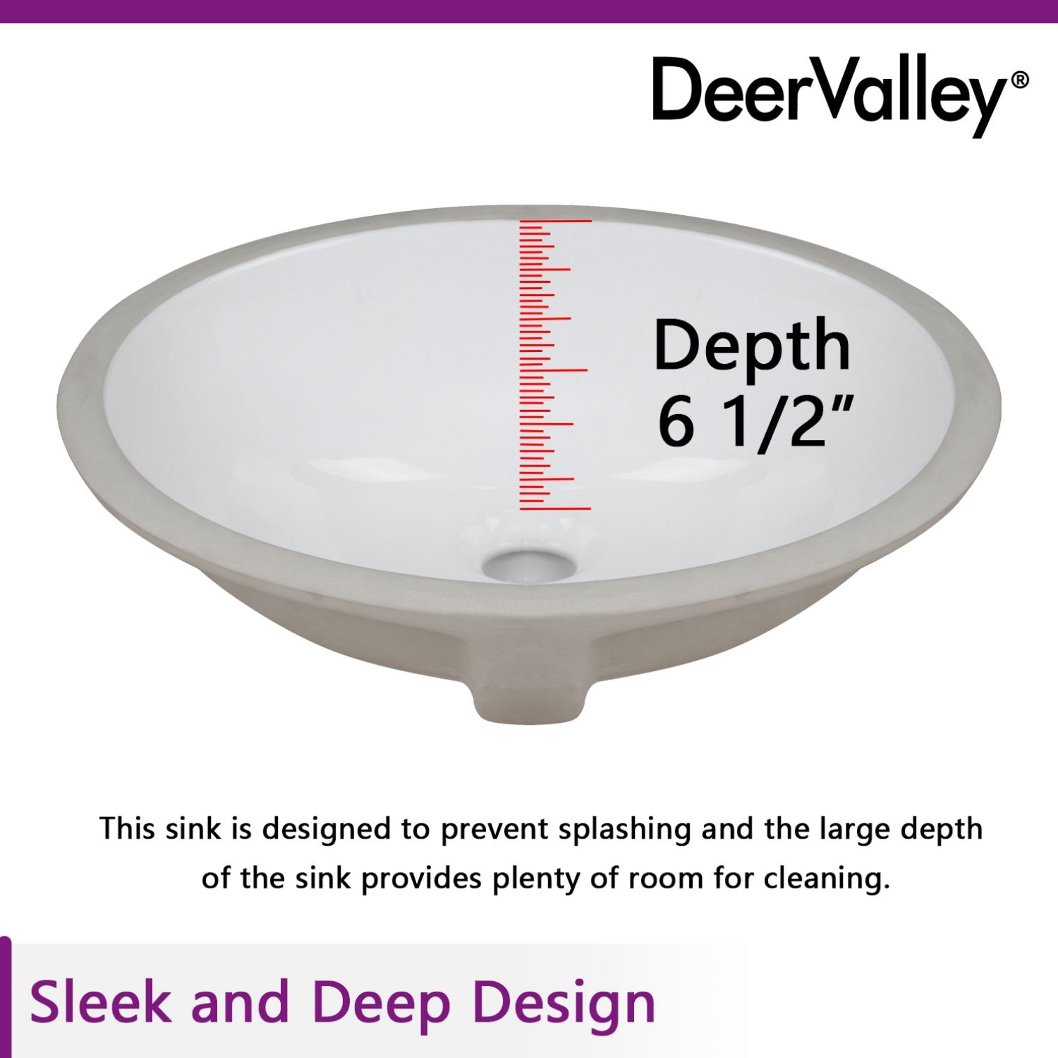 DeerValley DV-1U302 Bath-Sink - View #4
