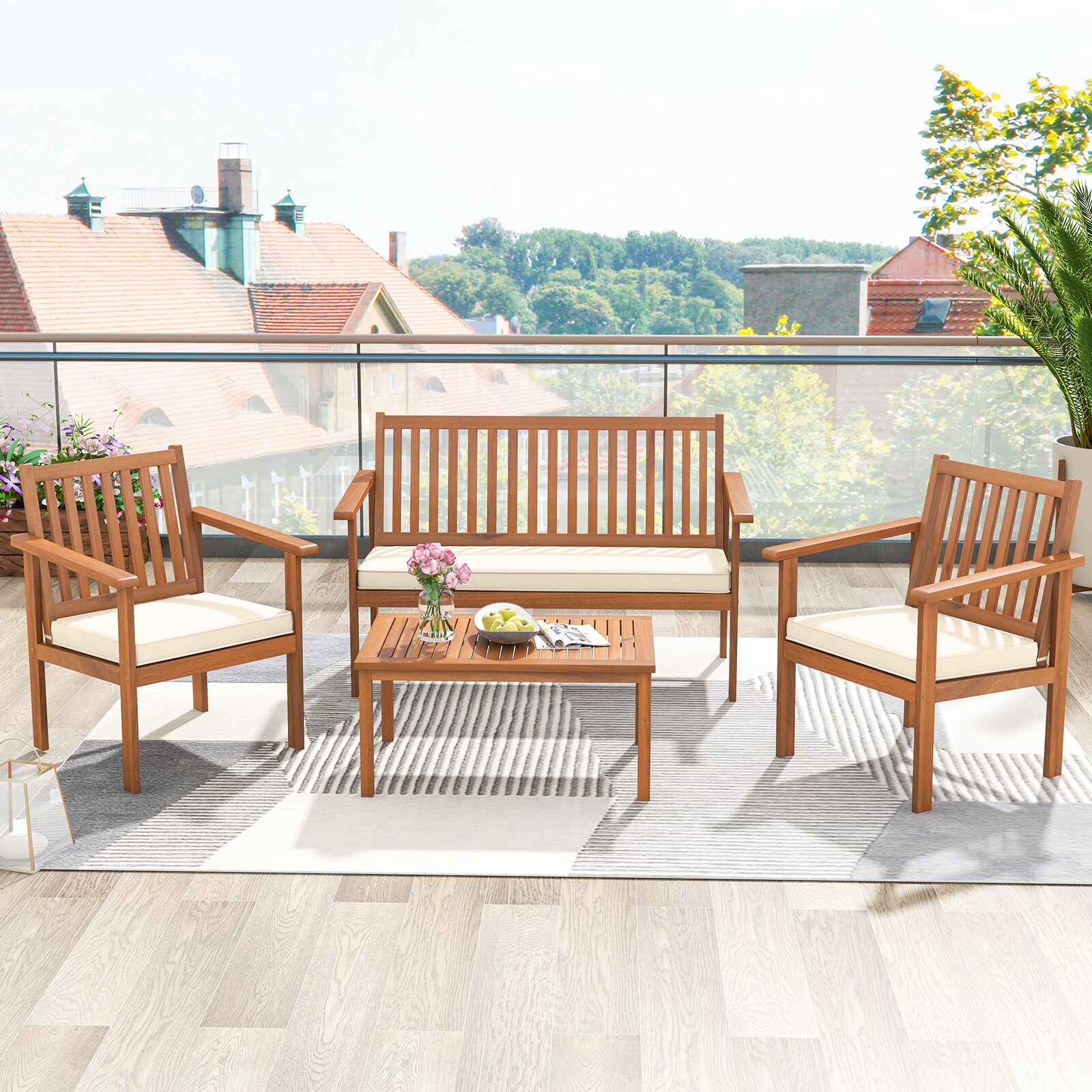 LIVIZA OUG72093WH Patio-Conversation-Sets - View #5