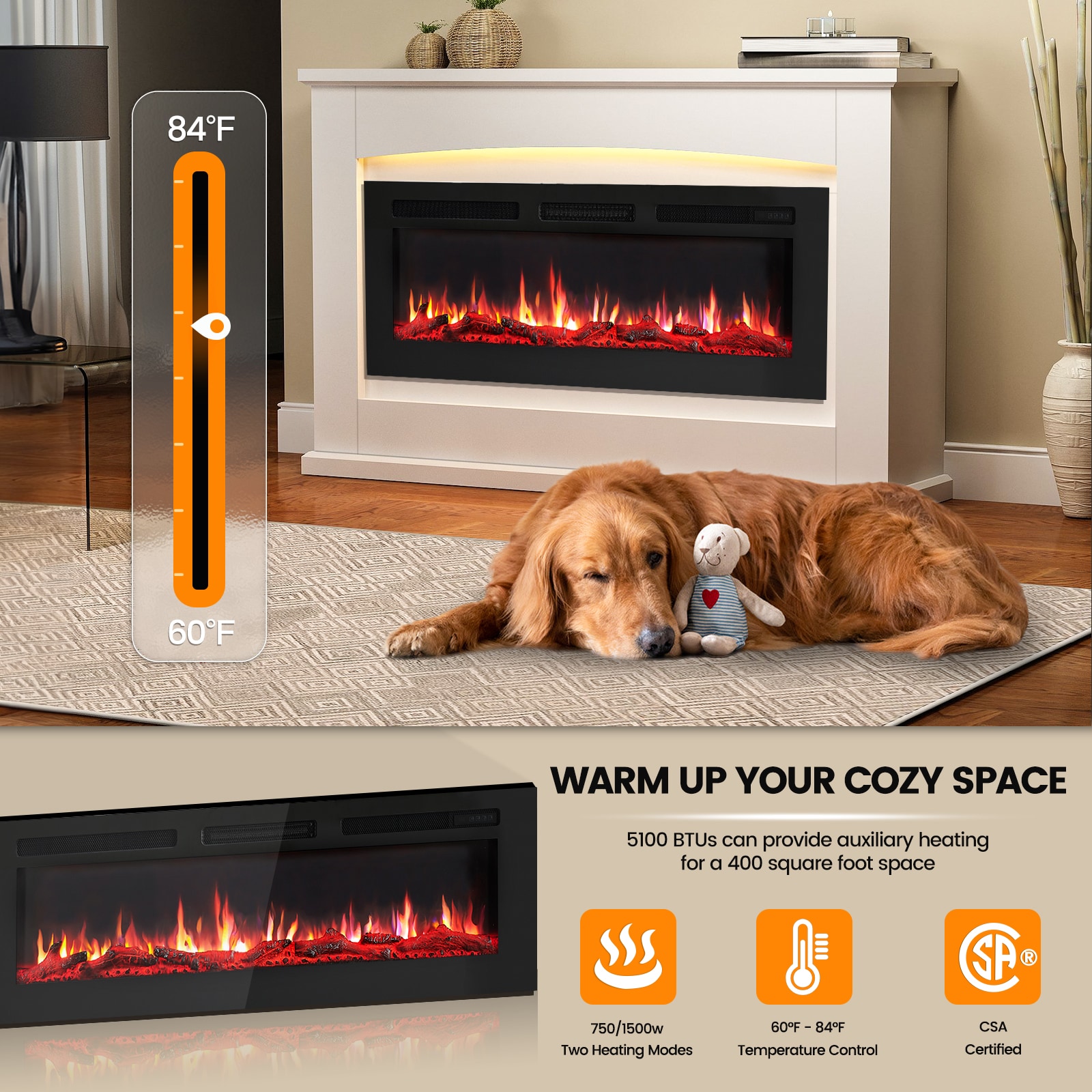 EdenDirect NLCD041930 Electric-Fireplaces - View #4