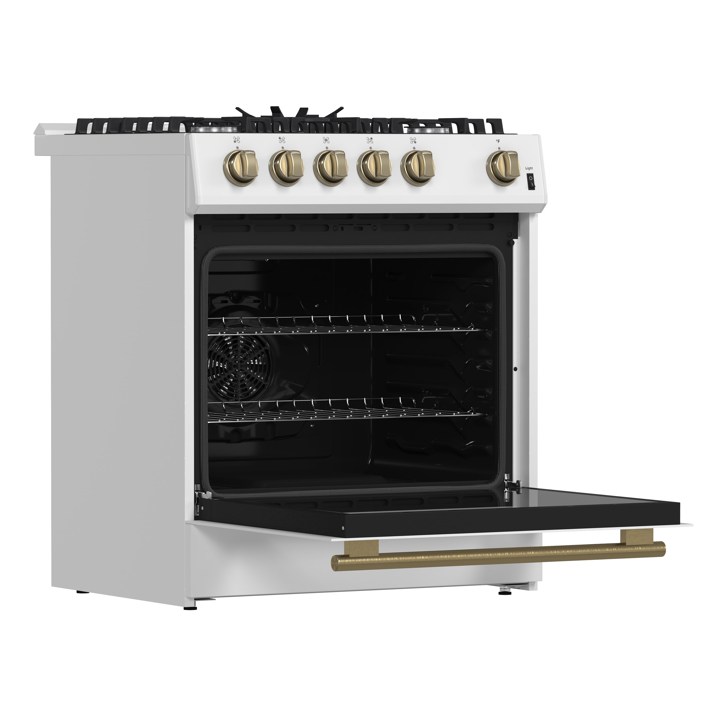FORNO FFSGS1116-30WHT Freestanding-Gas-Ranges - View #4