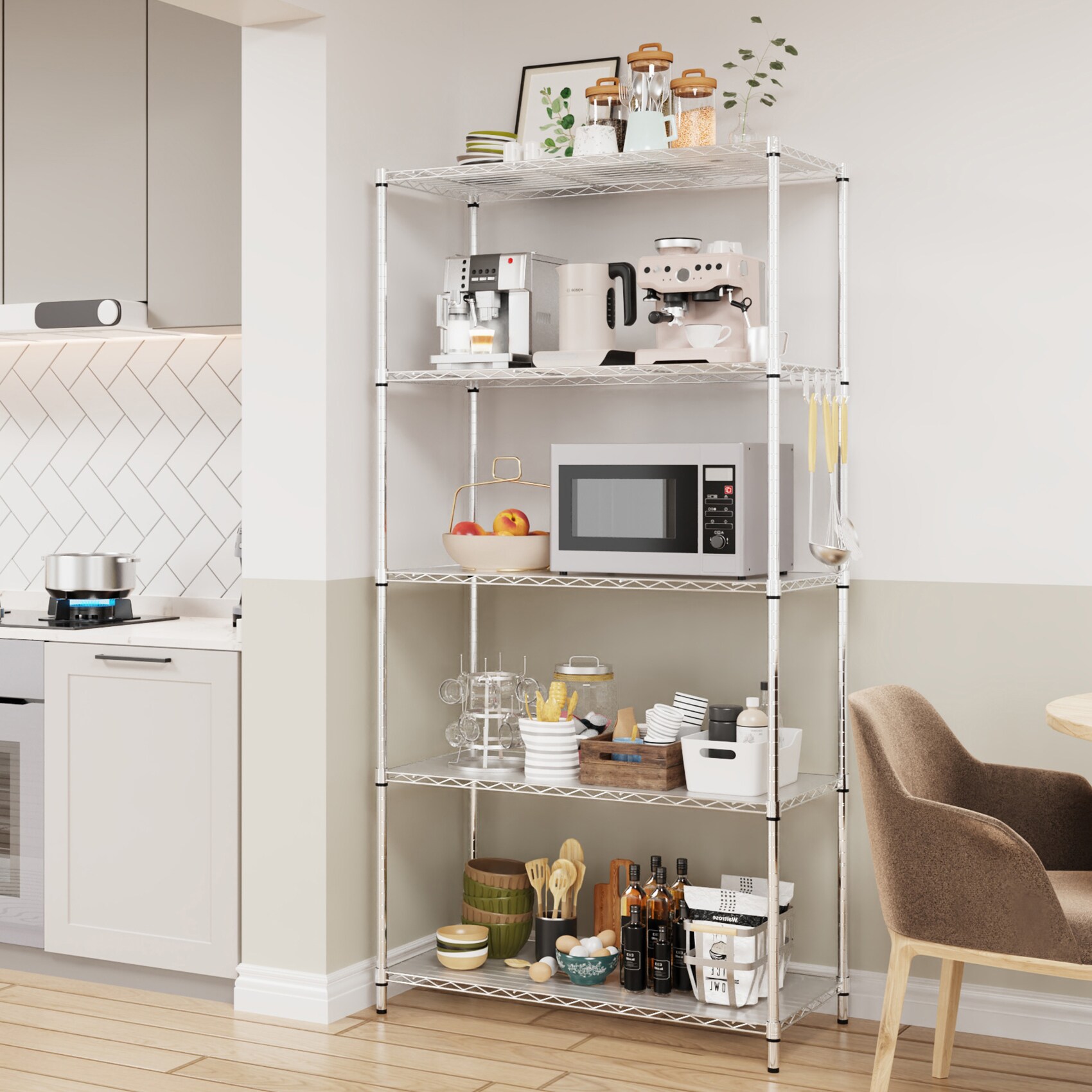 Kahomvis LIKE-QPS4-997 Free-Standing-Shelving - View #2