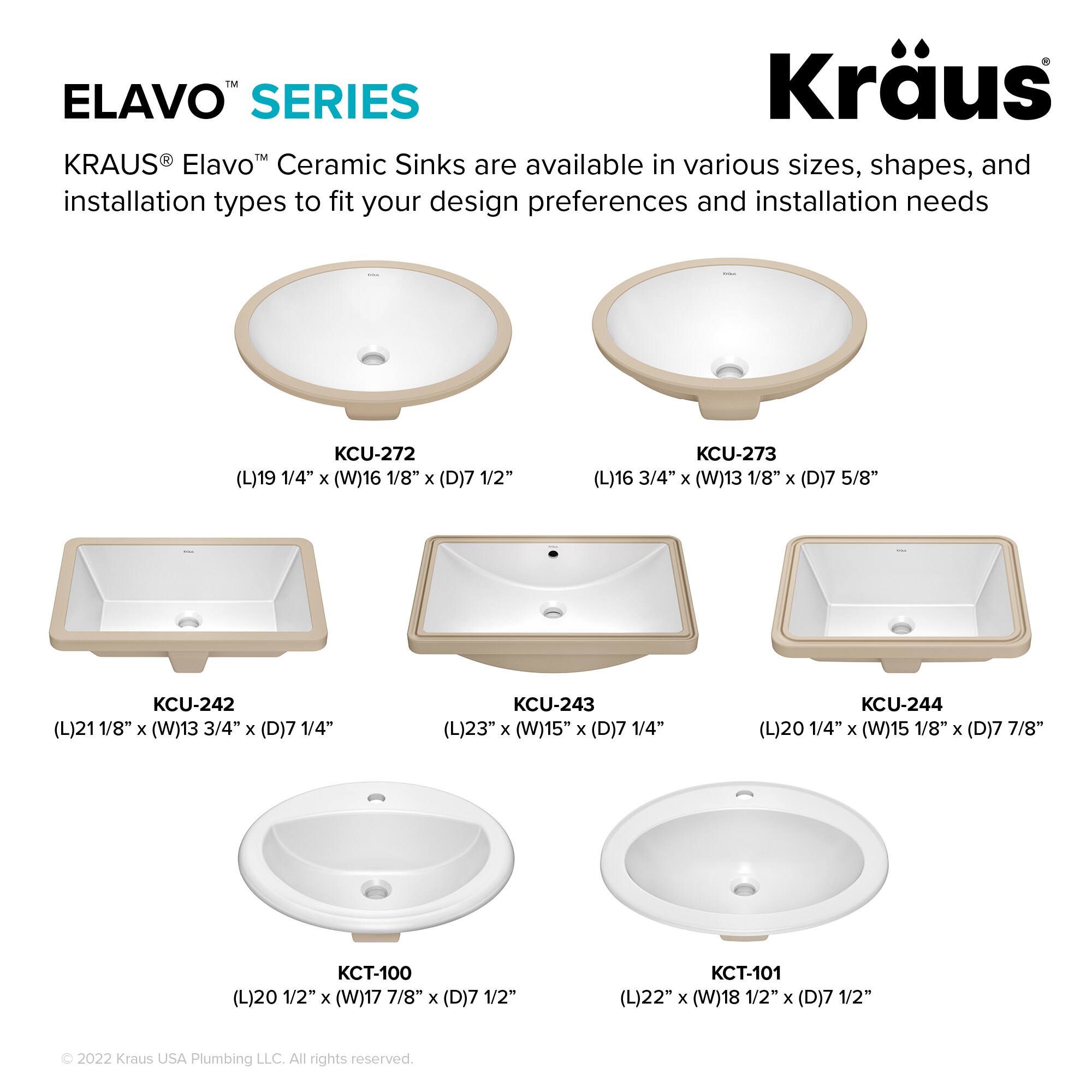 Kraus KCU-272 Bath-Sink - View #14
