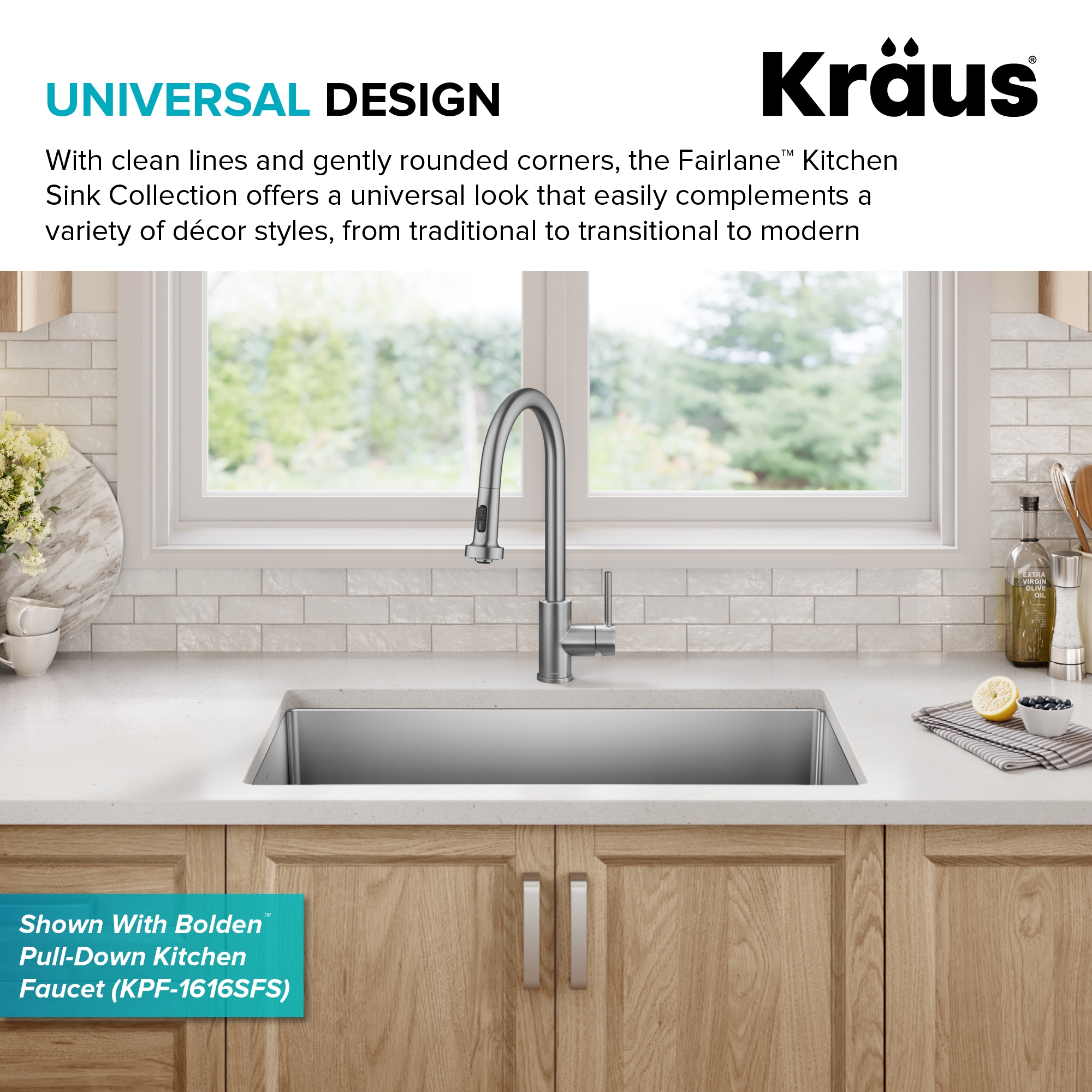 Kraus KHU640-33 Kitchen-Sinks - View #5