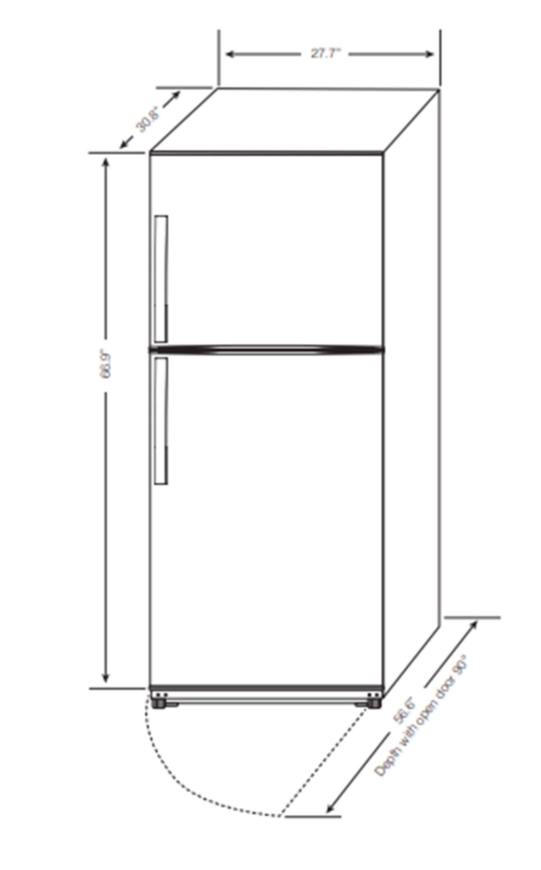 Impecca W-RA2176W-697 Top-Freezer-Refrigerators - View #11