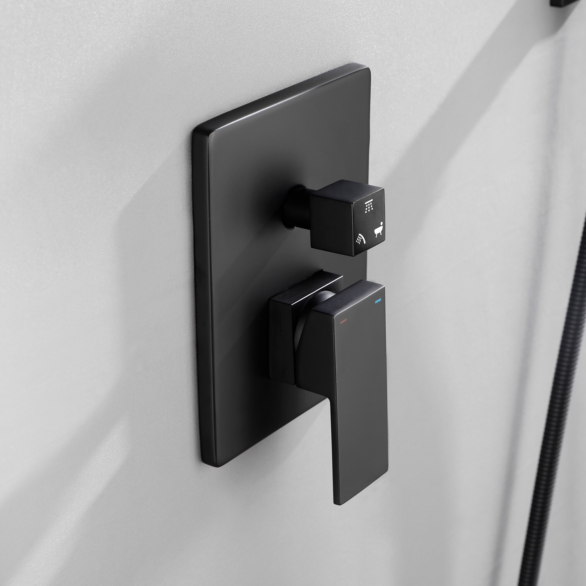 WELLFOR WB-SHT001MB Showerhead-Bar-Panels - View #9