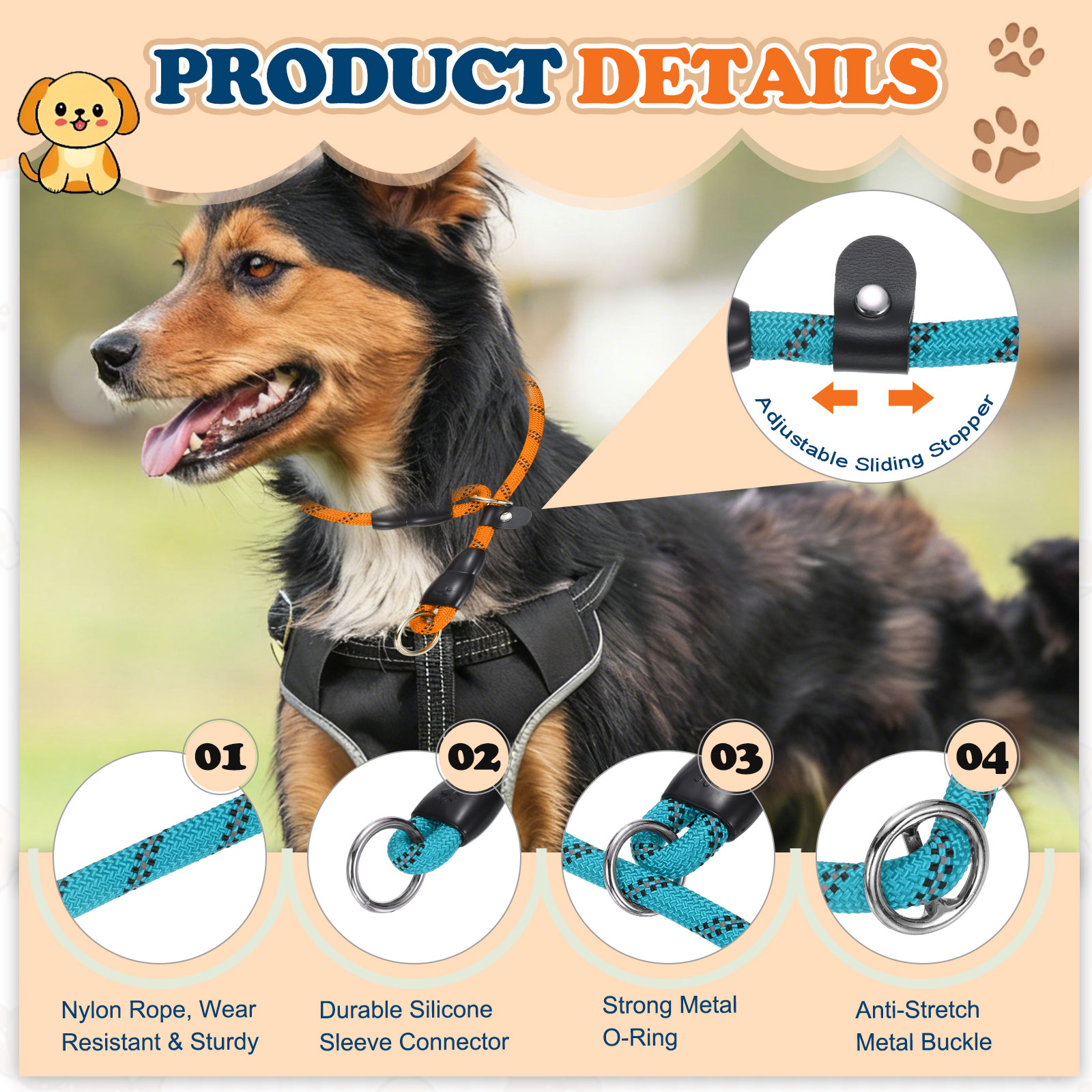 Unique Bargains S26082001UX5858 Dog-Collars-Harnesses - View #3