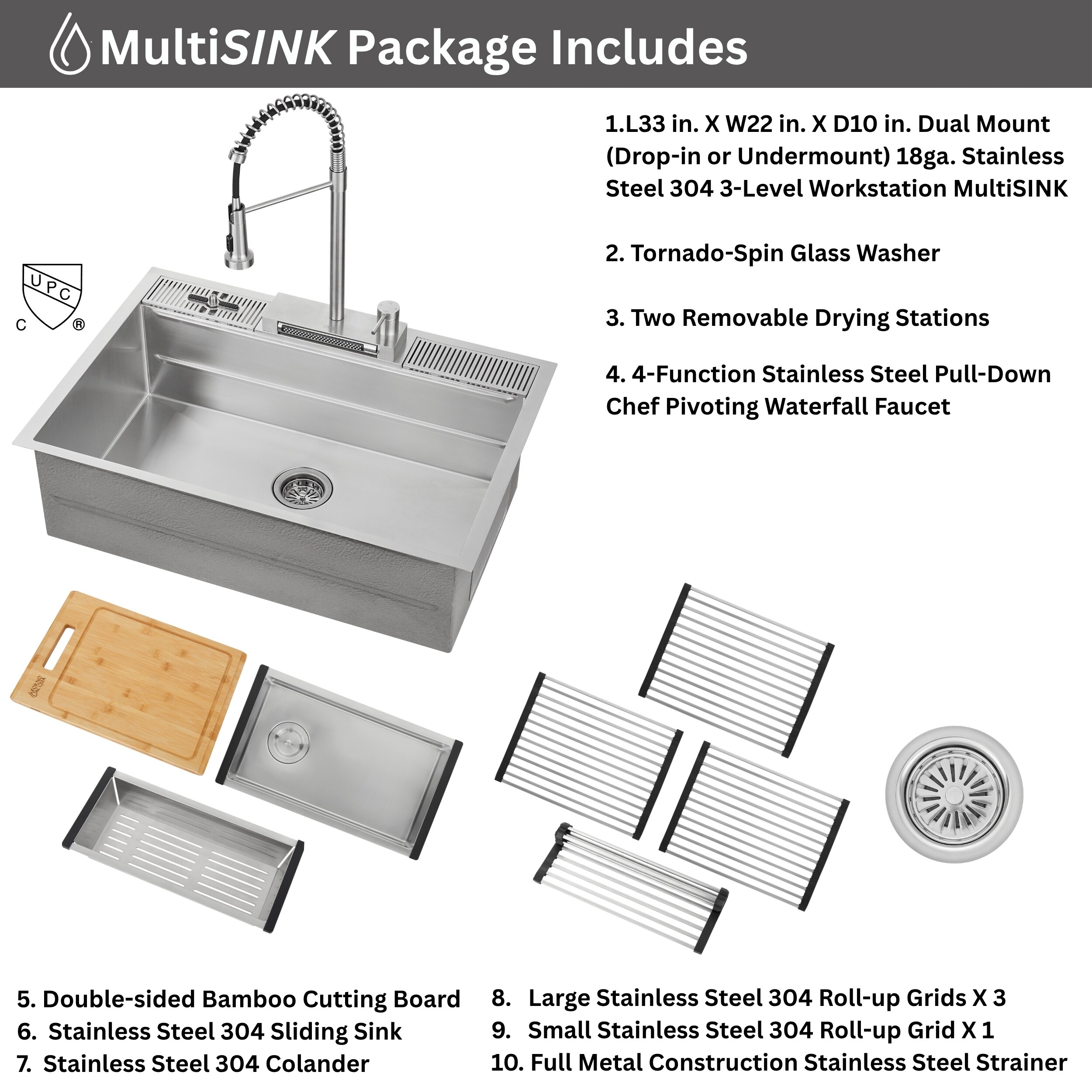 FORNO ACQUA E-XP31 Kitchen-Sinks - View #14