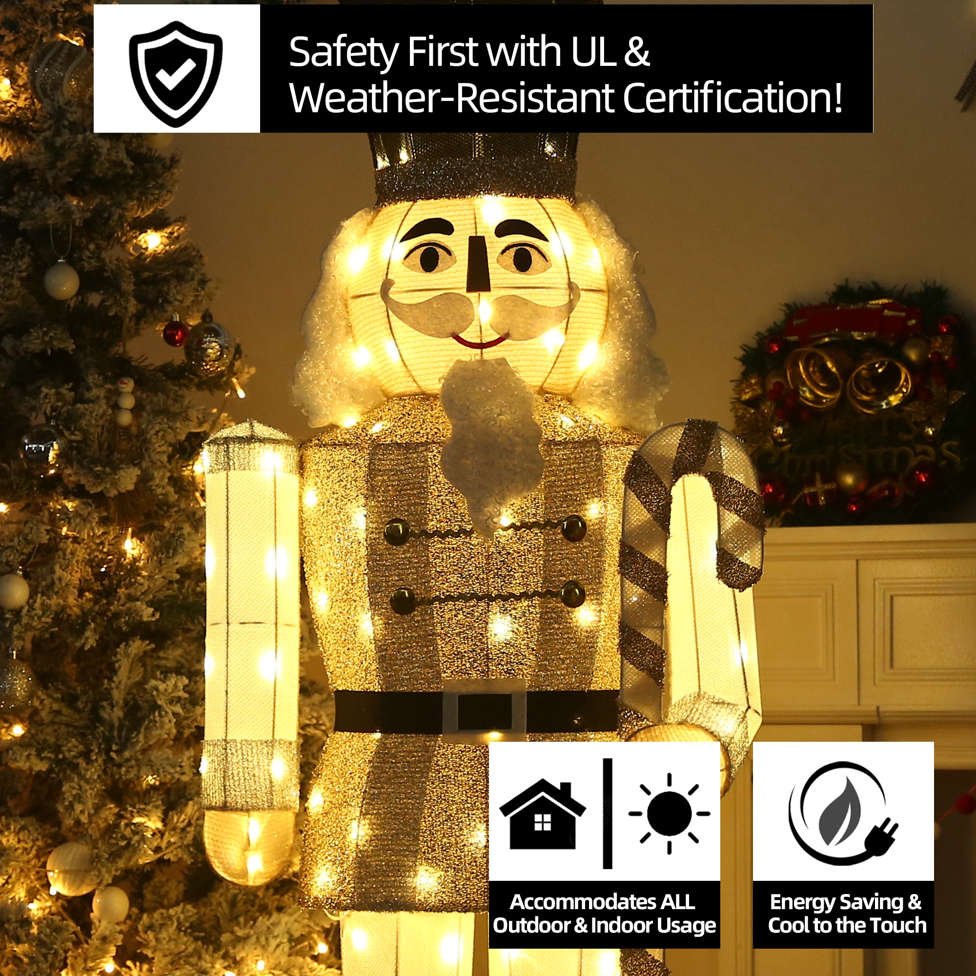 Starfree HOXSOD0101GLD Outdoor-Christmas-Decor - View #3