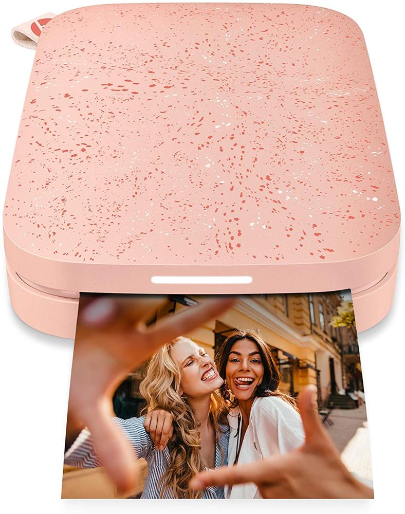 enhed hvorfor ikke slange HP Sprocket Portable 2x3-in Instant Photo Printer (Blush Pink) Print  Pictures on Zink Sticky-Backed Paper from your iOS and Android Device in  the Printers department at Lowes.com