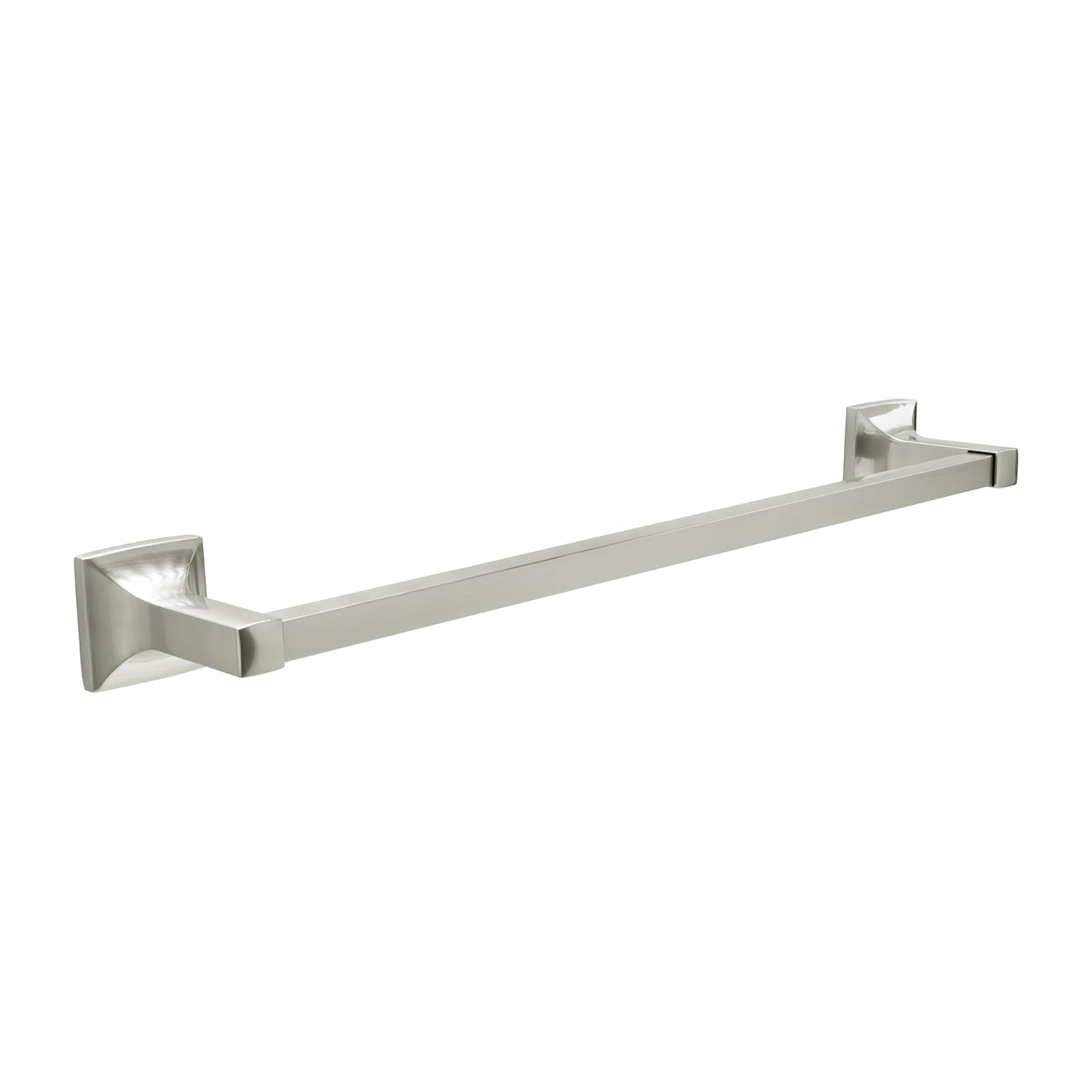 Hickory Hardware H079312-SN Studio 20-in Satin Nickel Wall mount Single Towel Bar