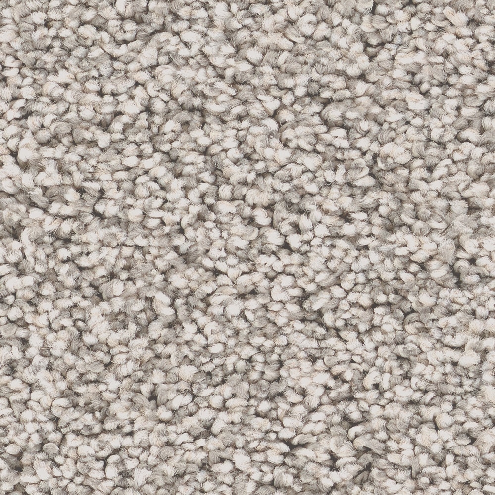 STAINMASTER 7L95900111 Welcome Retreat II Candlewick Off-white 53.6-oz sq yard High-performance polyester Textured Indoor Carpet