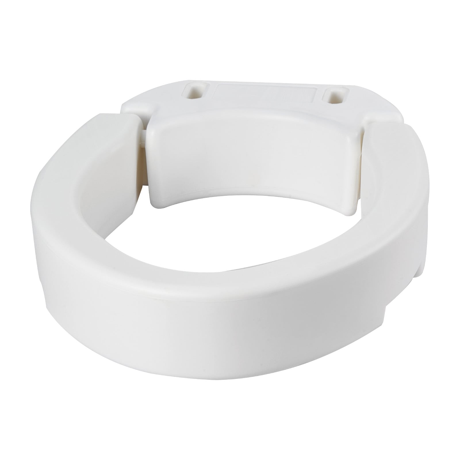 GIVIMO Raised Toilet Seat 300-lb Capacity 3.5-in Lift Height with Enlarged Opening HDPE Elevated Riser for Seniors Fits Elongated Bowls