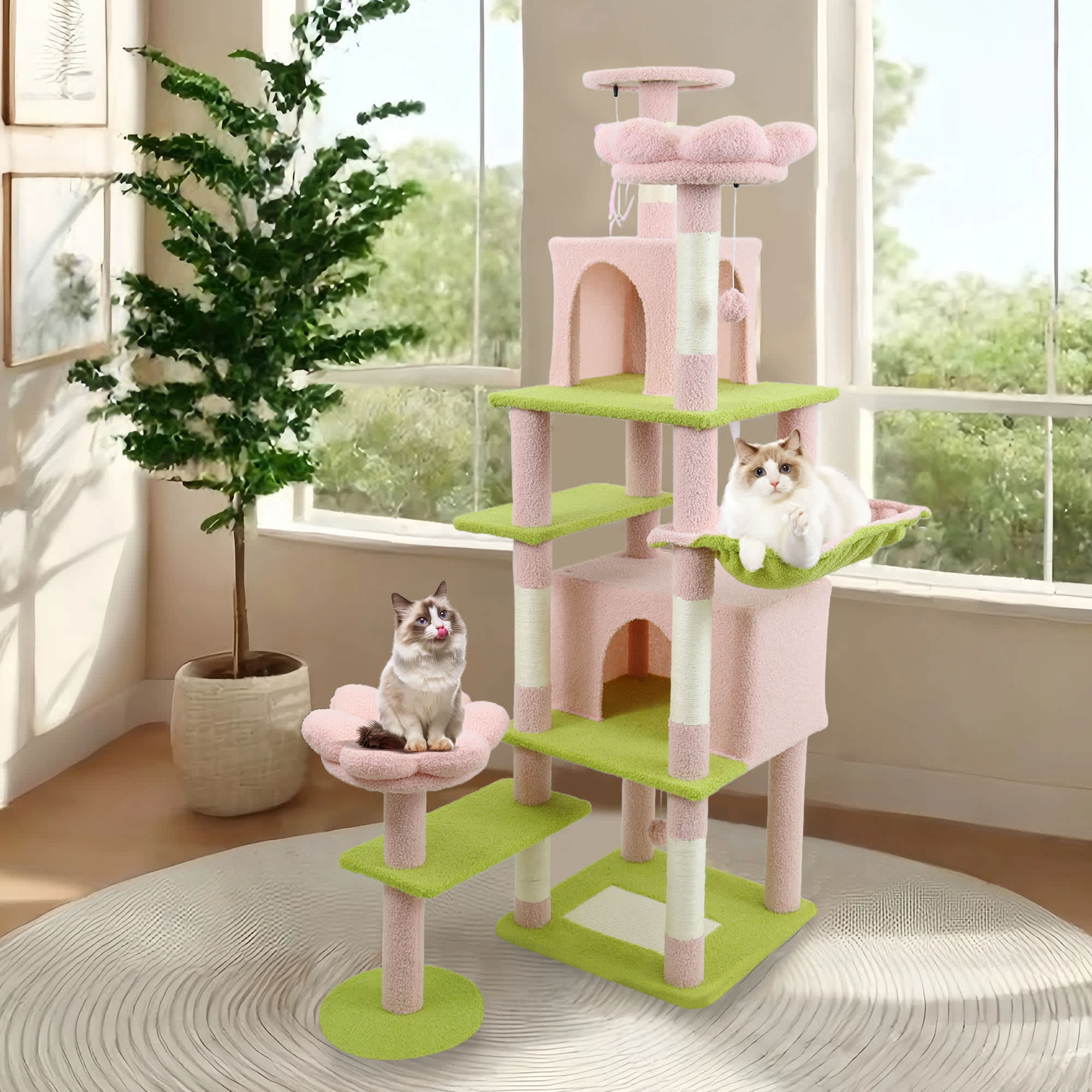 Vynxaria LEXY1544-DJCW-MPJ013 Cat-Trees - View #4