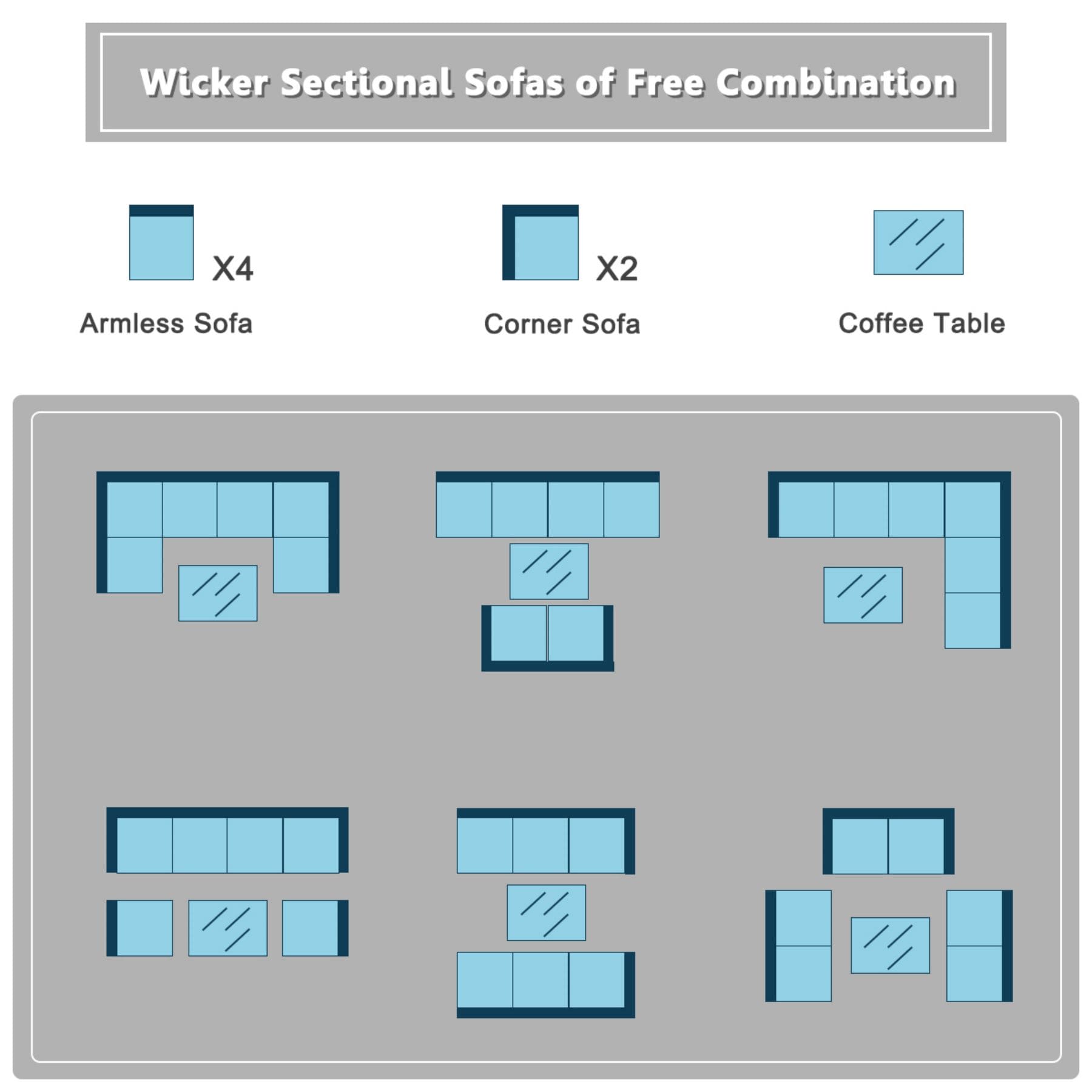 Poinic CWQ70659PB-X Patio-Conversation-Sets - View #3