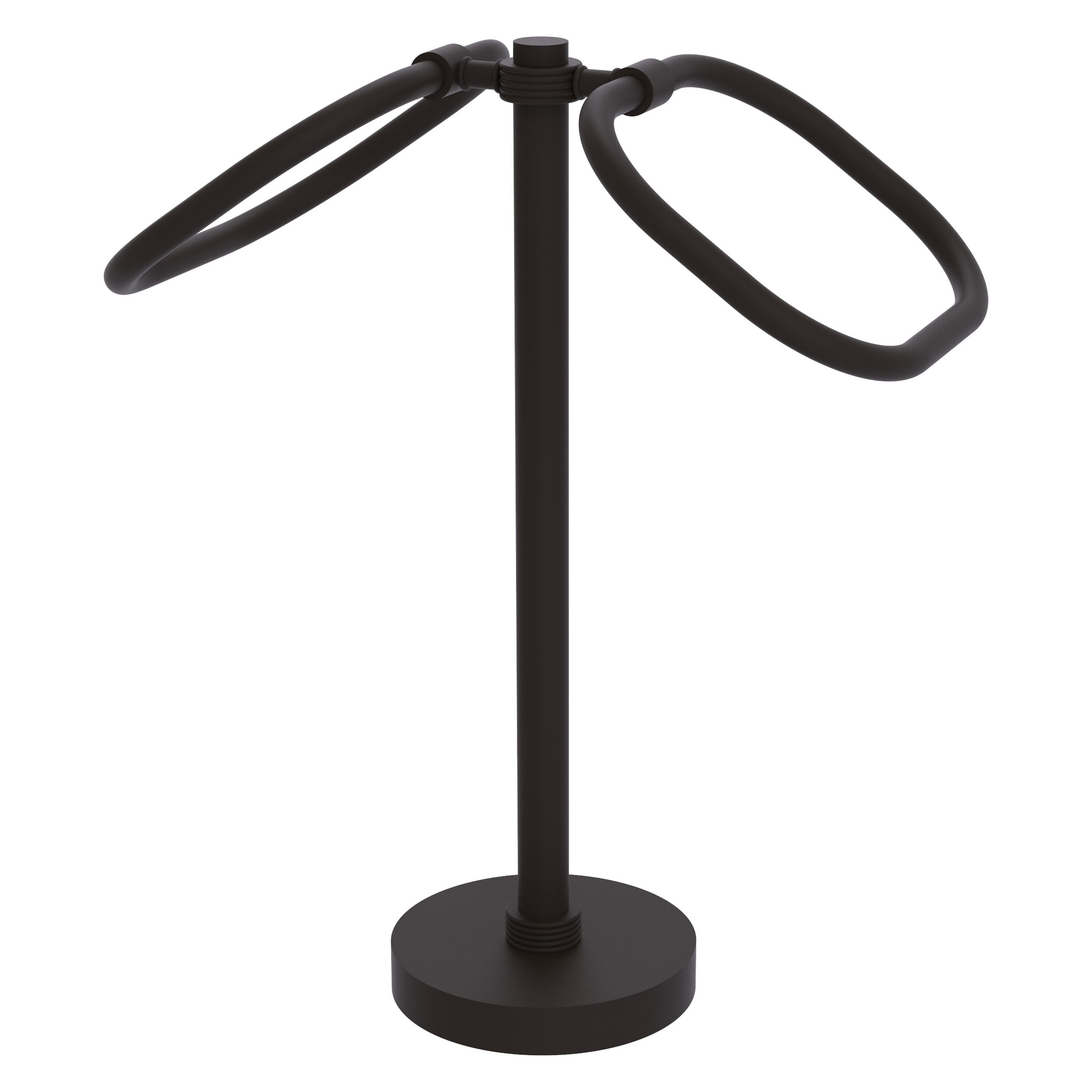 Allied Brass TB-20G-ORB Oil-rubbed bronze Freestanding countertop Double Towel Ring