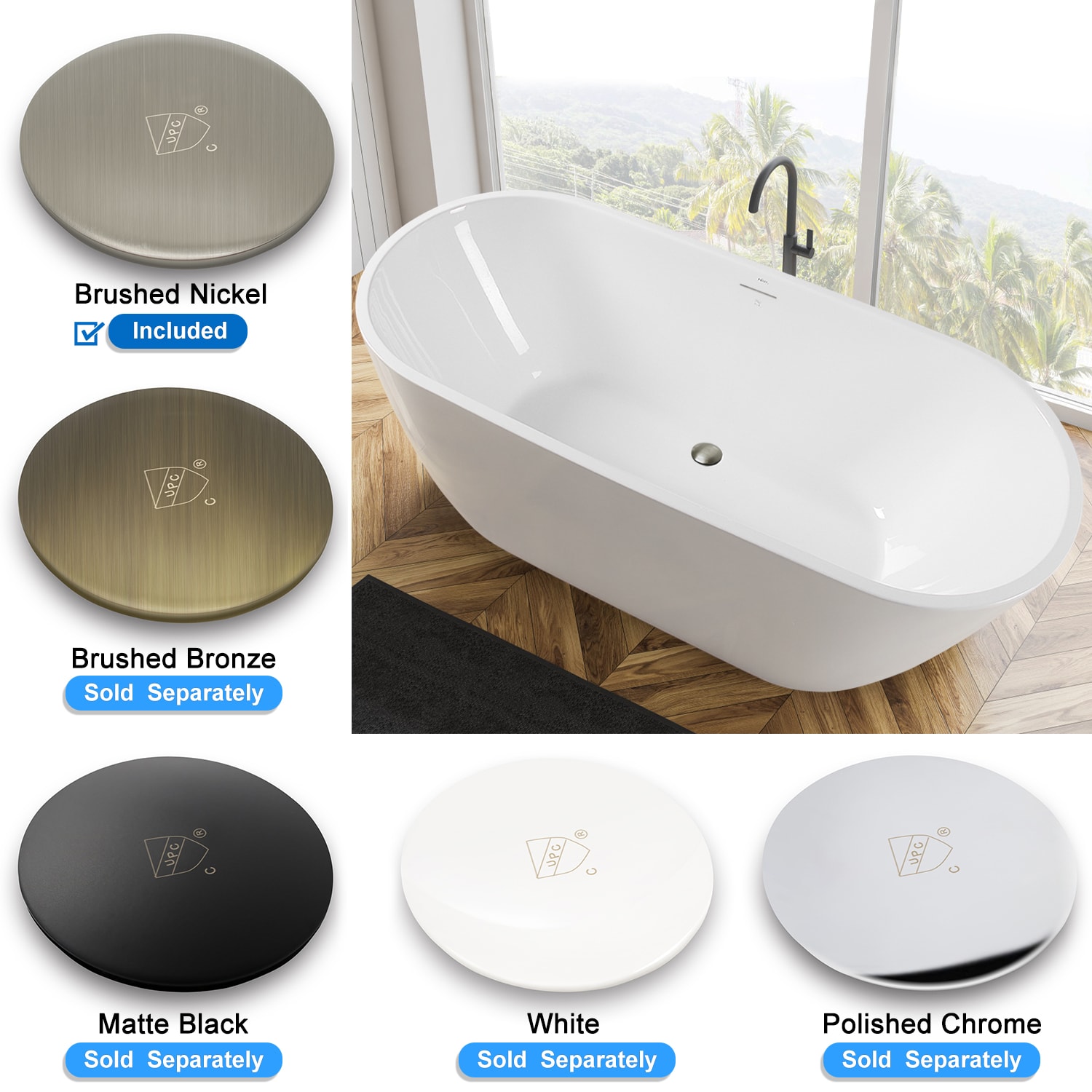 FerdY FERDY-02538-1500-BN bathtubs - View #6