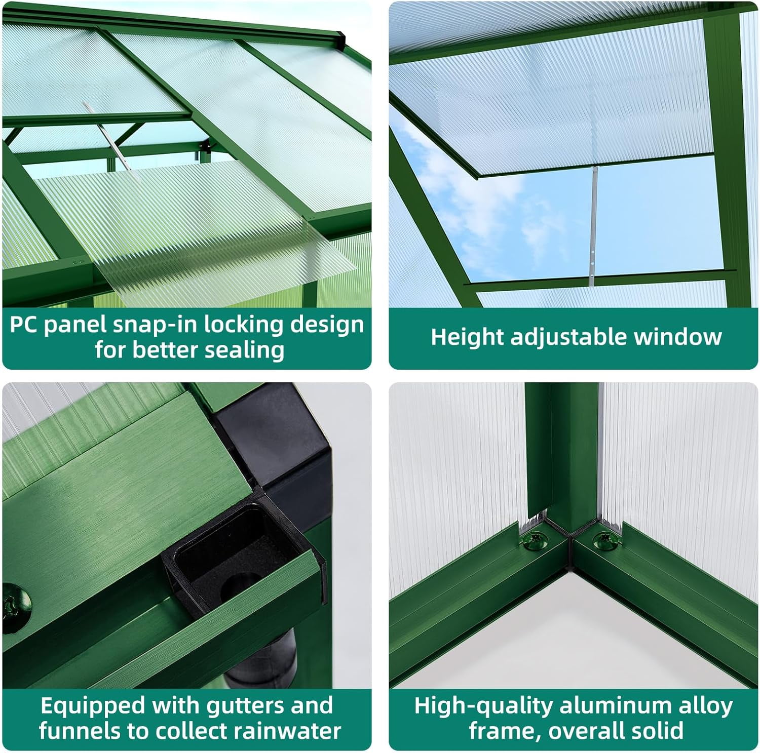 Garvee CJH-PHO-15HNX27G greenhouses - View #5