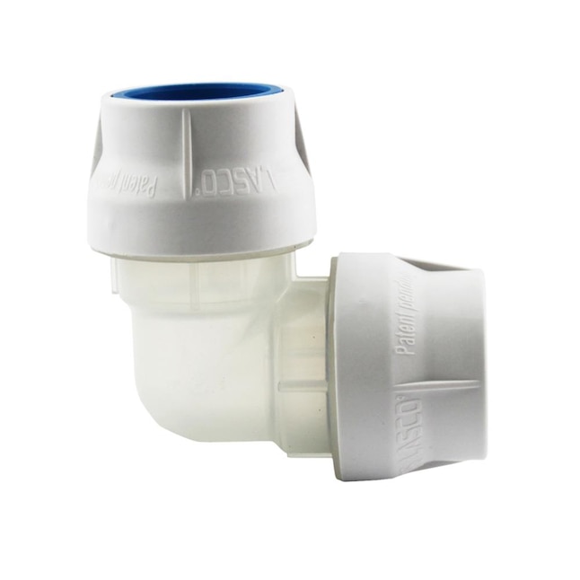 LASCO 3/4-in 90-Degree Schedule 40 PVC Compression Elbow in the