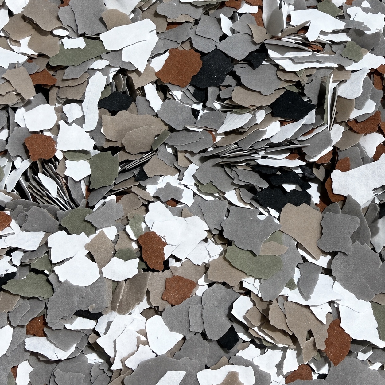 Magic Resin Magic Resin Camo White Decorative Floor Flakes - 10 lb