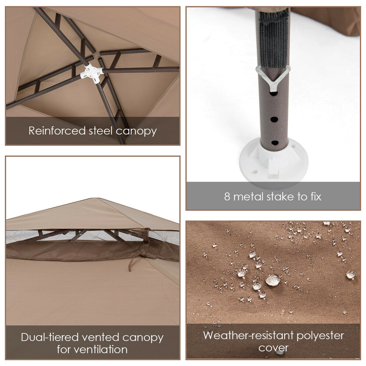 Iseryn BV3907CF Wood-Resin-Gazebos - View #4