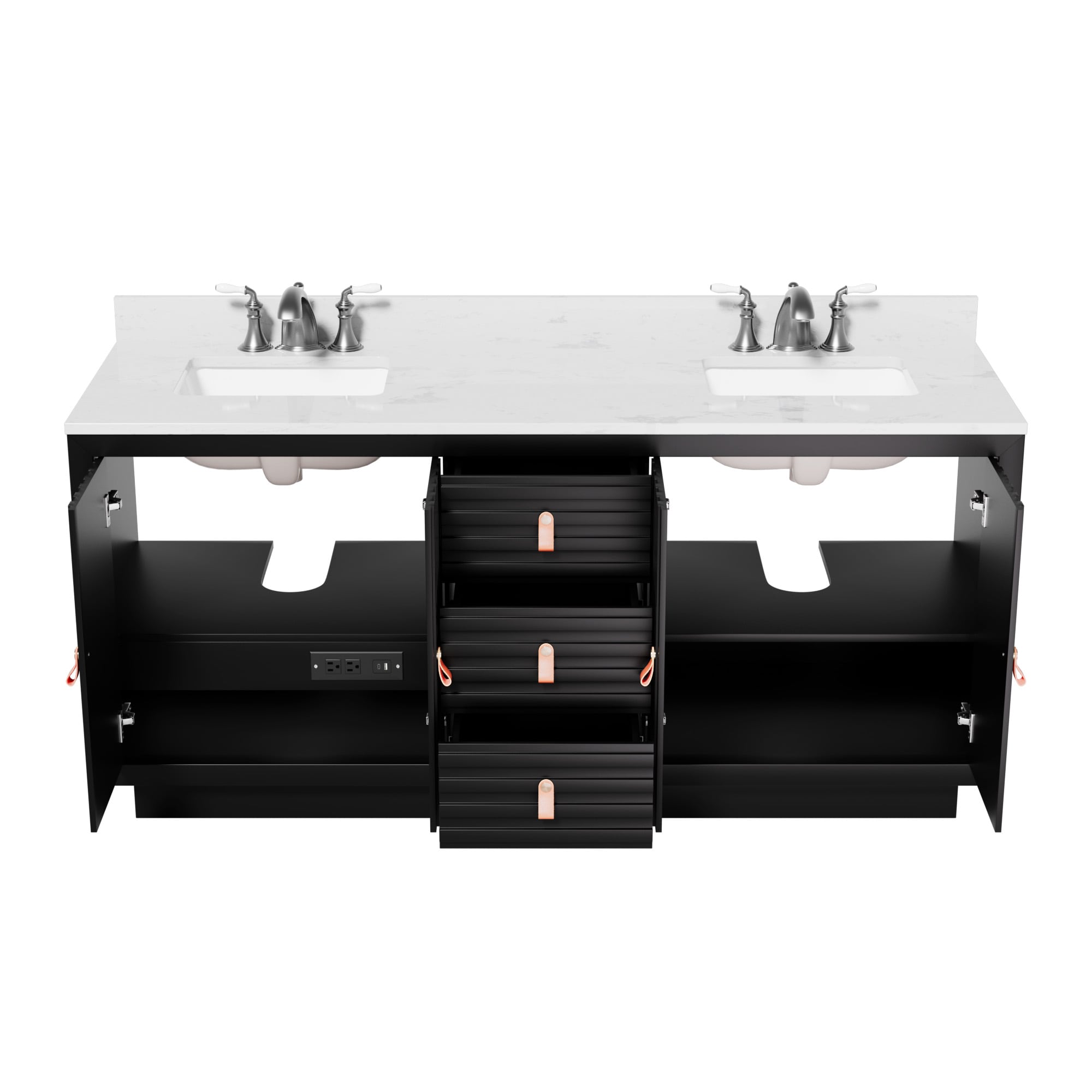 JEAREY YSG-72-WD Bath-Vanity-Combo - View #9