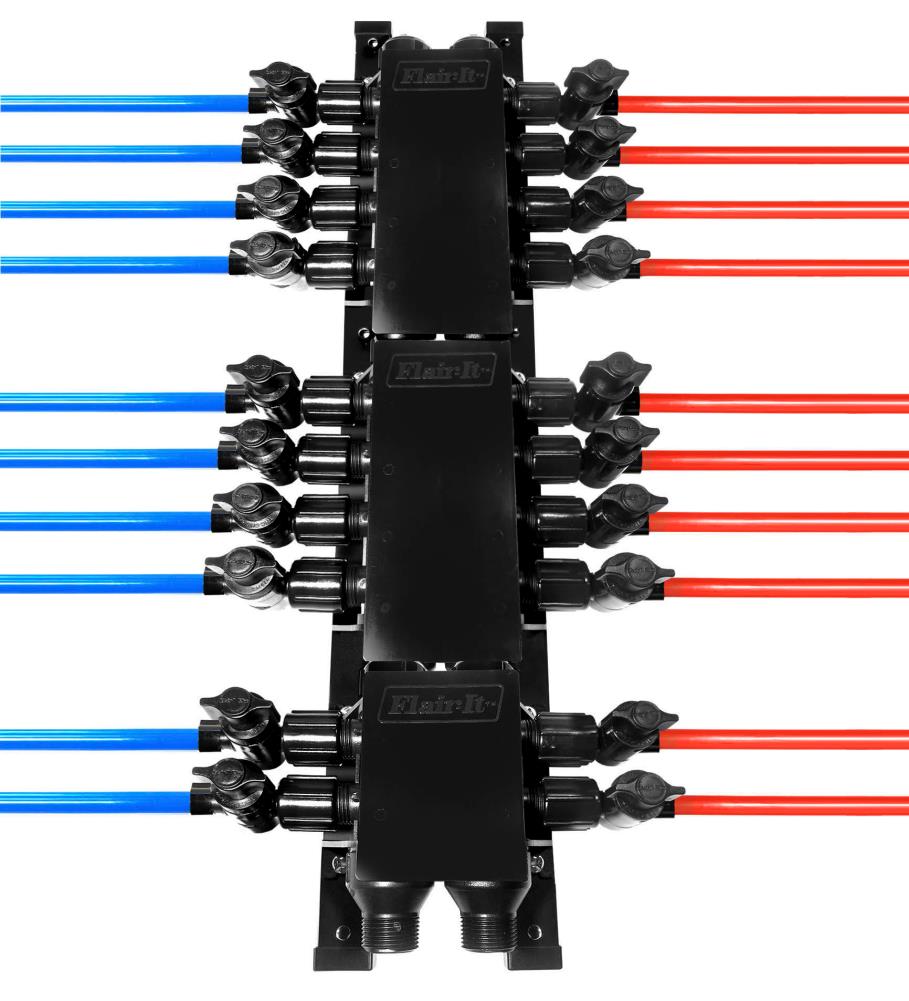 PEXLock 08003 Plastic 3/4-in Threading x 1/2-in Crimp 20 PEX Manifold