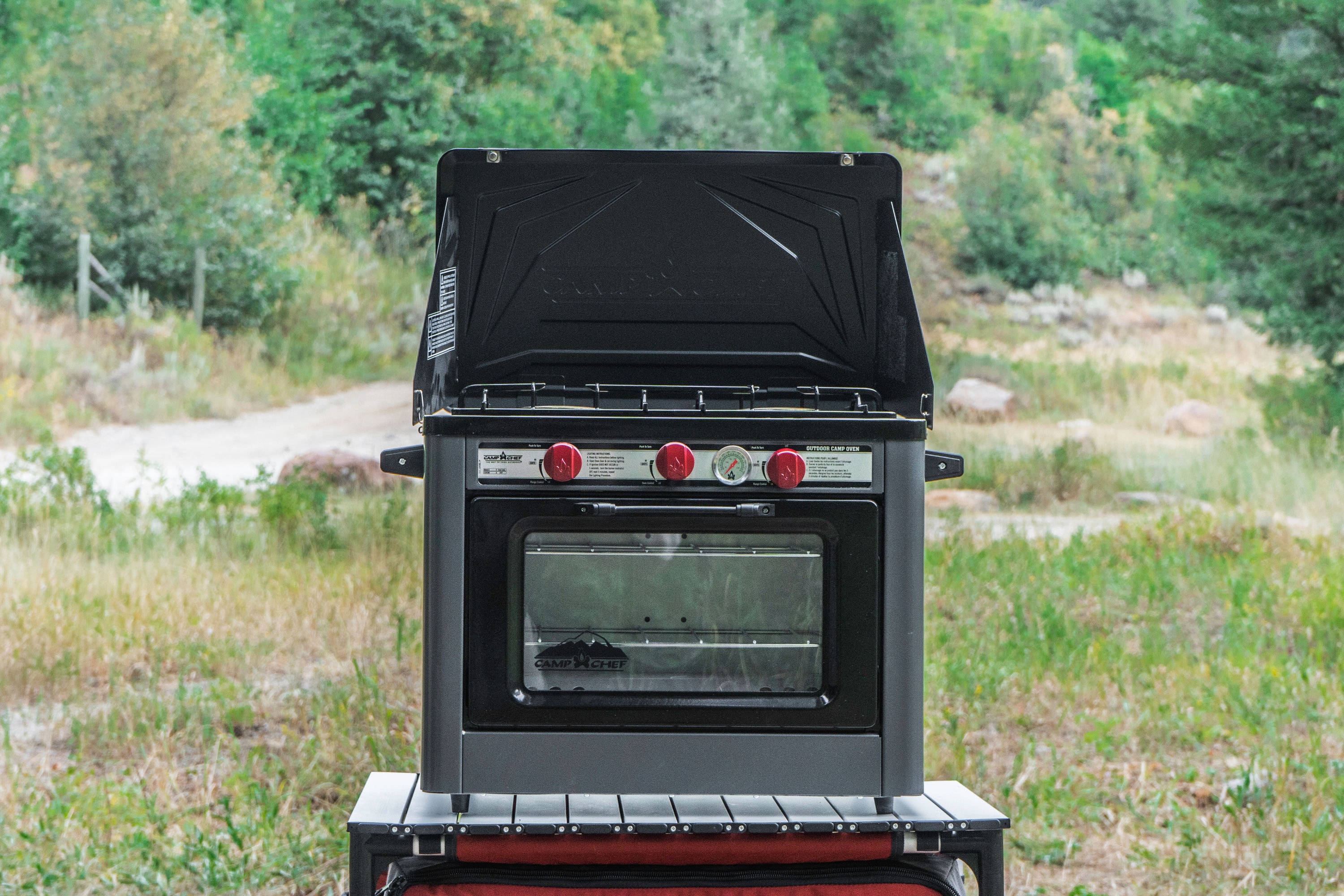  Camp Chef Outdoor Camp Oven, Dimensions with handles