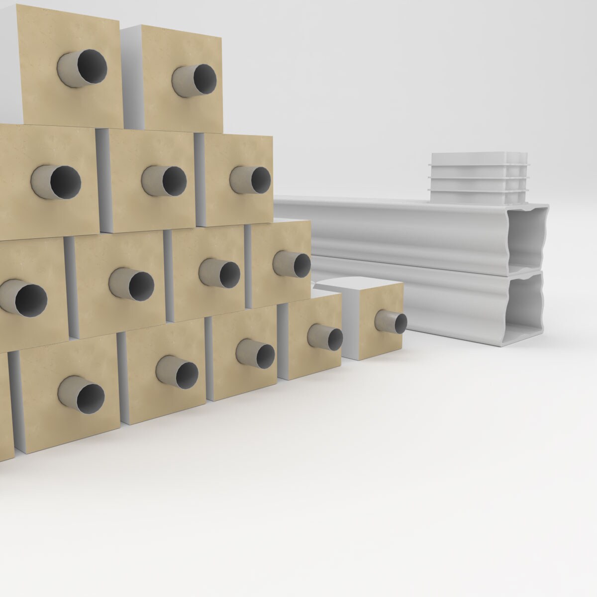 Ekena Millwork BALK42X156OXN railings - View #6