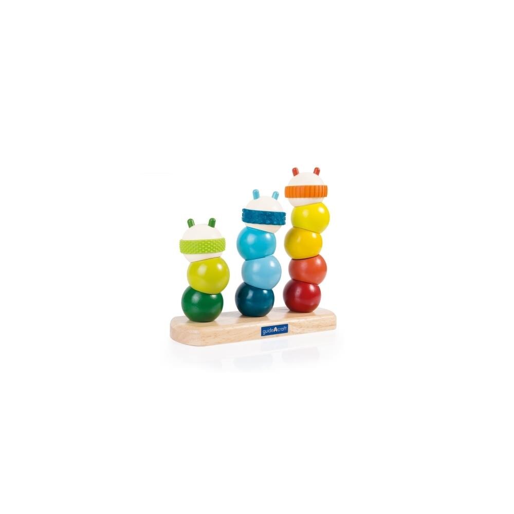 Guidecraft GCFT11523 Guide Craft G6731 Caterpillar Stacking