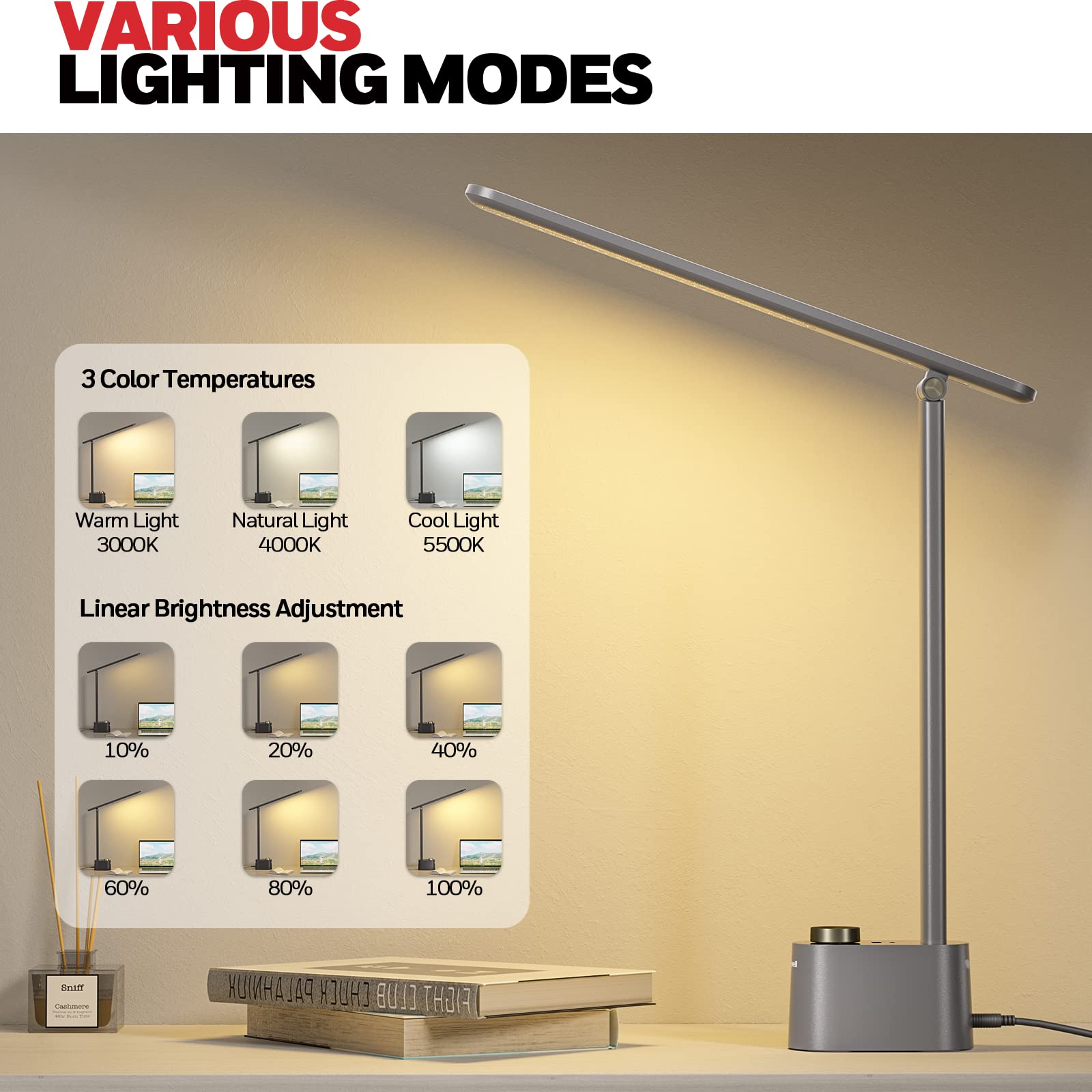 Honeywell BSDDDH010GR1 Desk-Table-Lamps - View #2